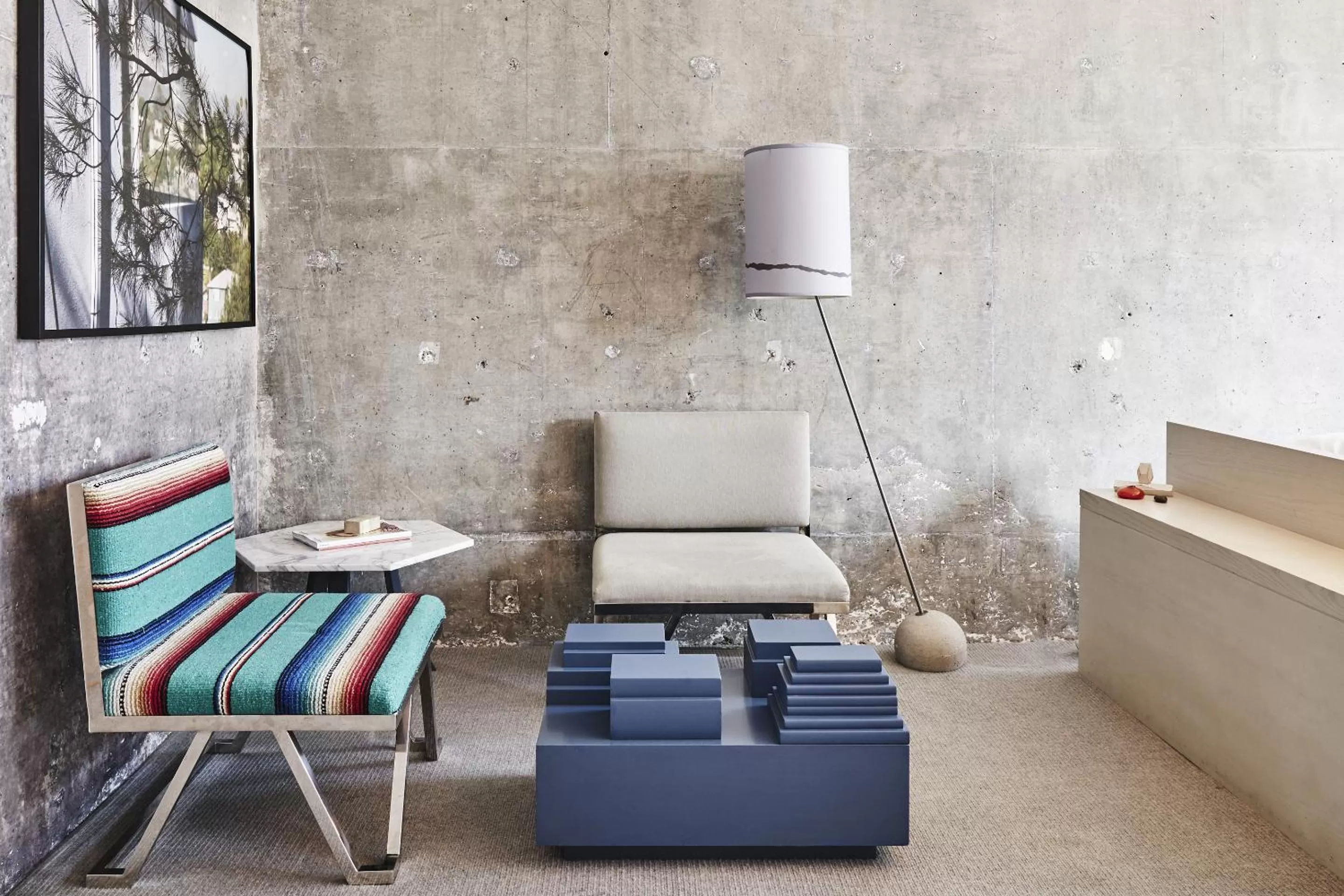 Seating area in The LINE Hotel LA