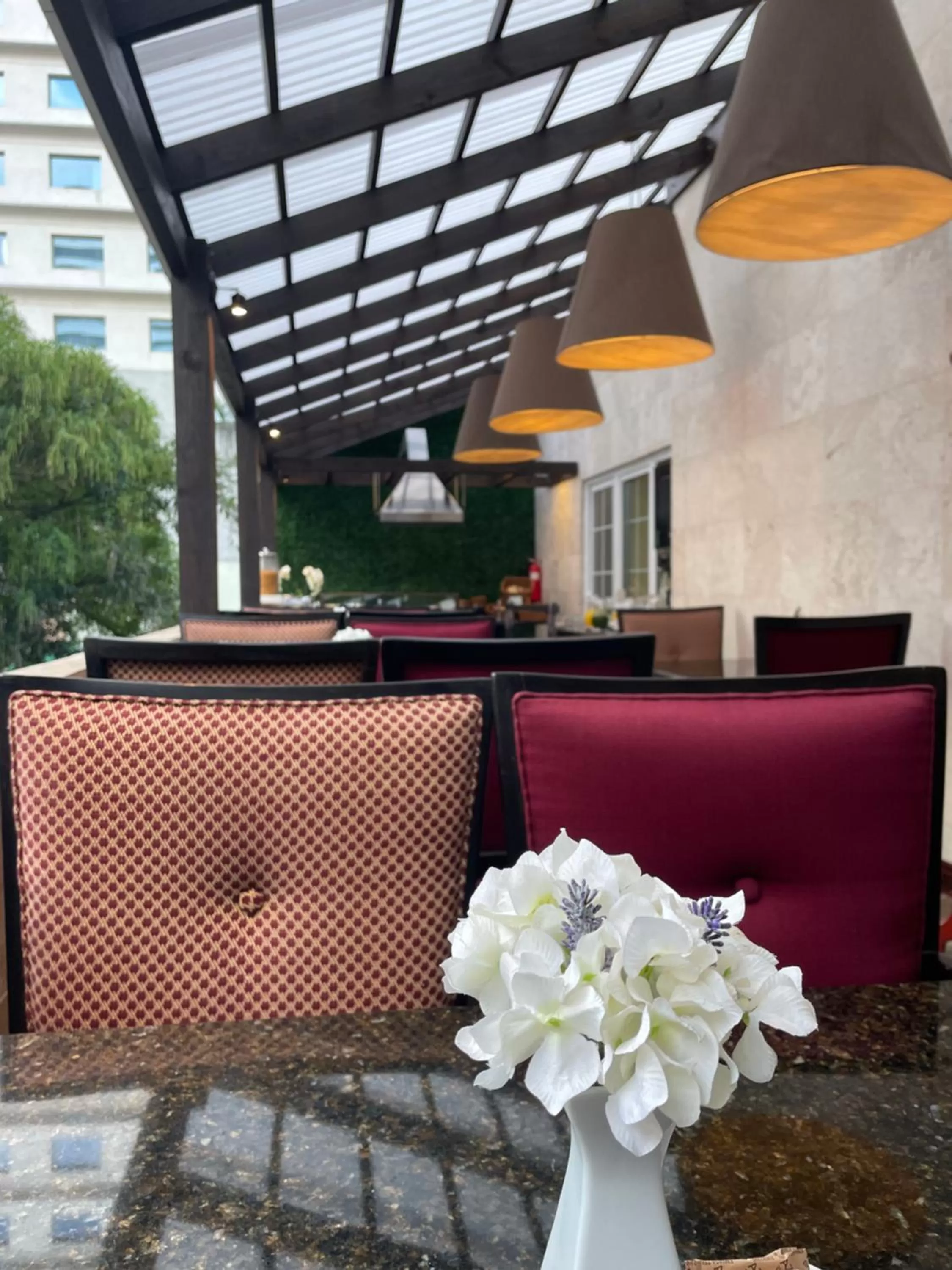 Restaurant/places to eat in Hotel Casa Veranda Guatemala