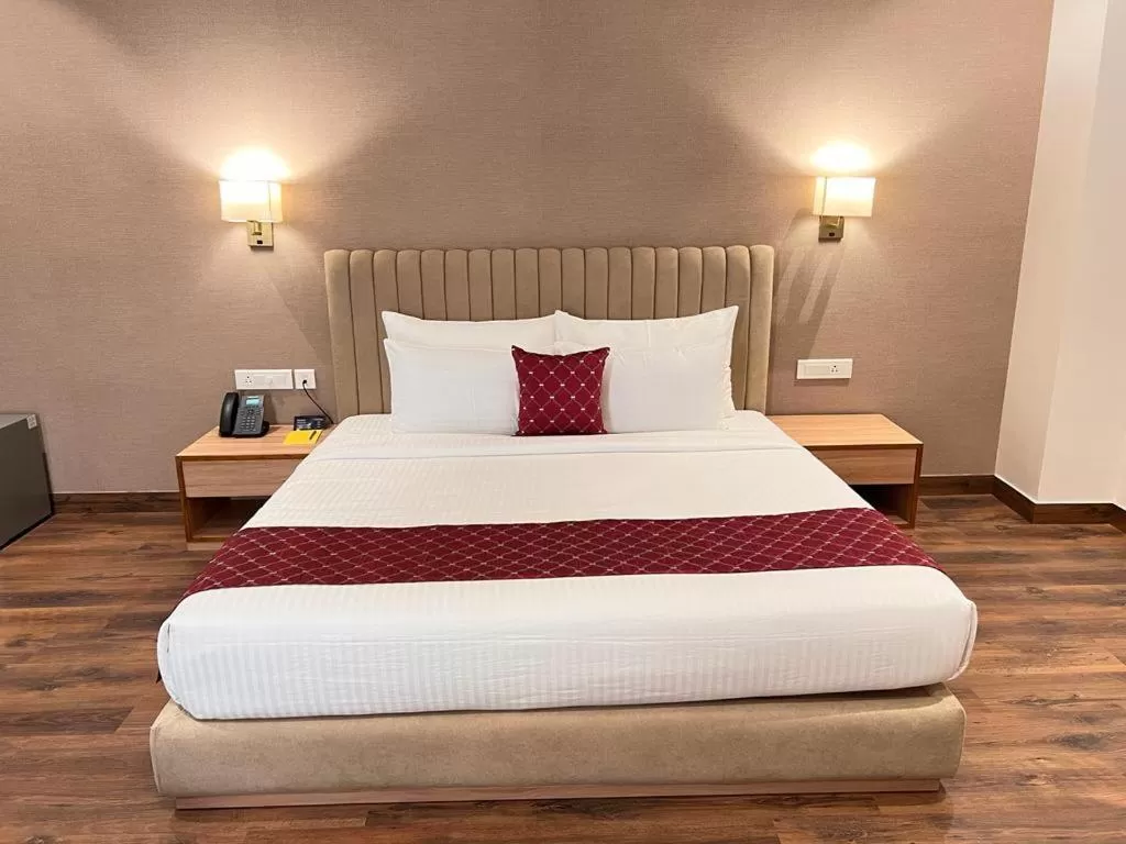 Bed in Palasa Hotel