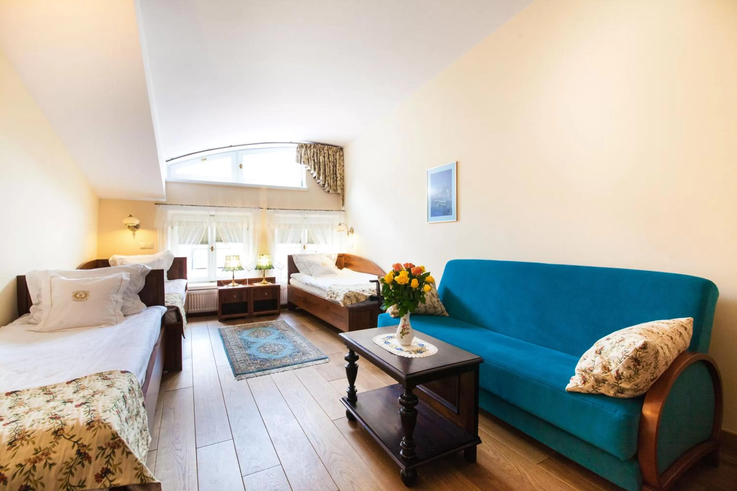 Seating area in Aparthotel Grodzka 21