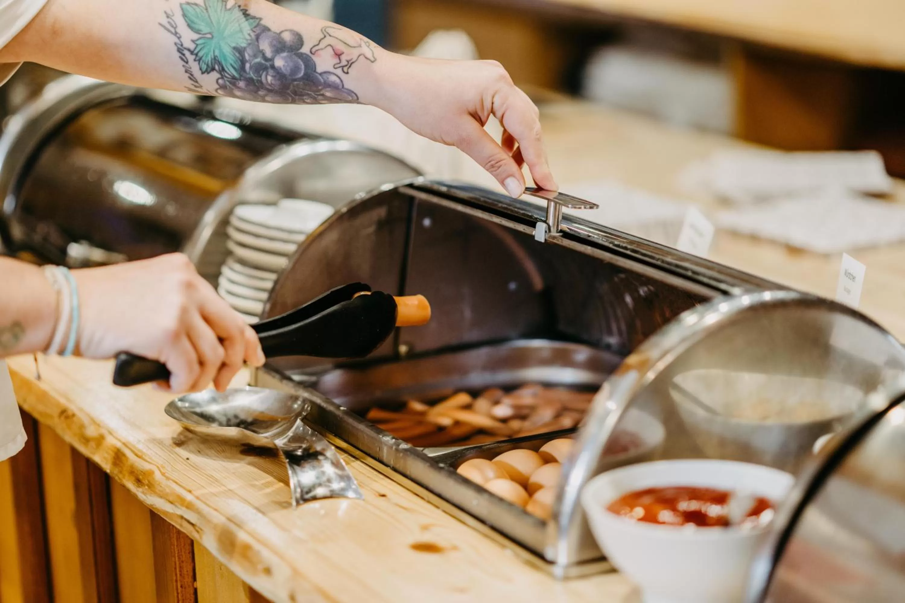 Buffet breakfast in Vitalhotel Gosau
