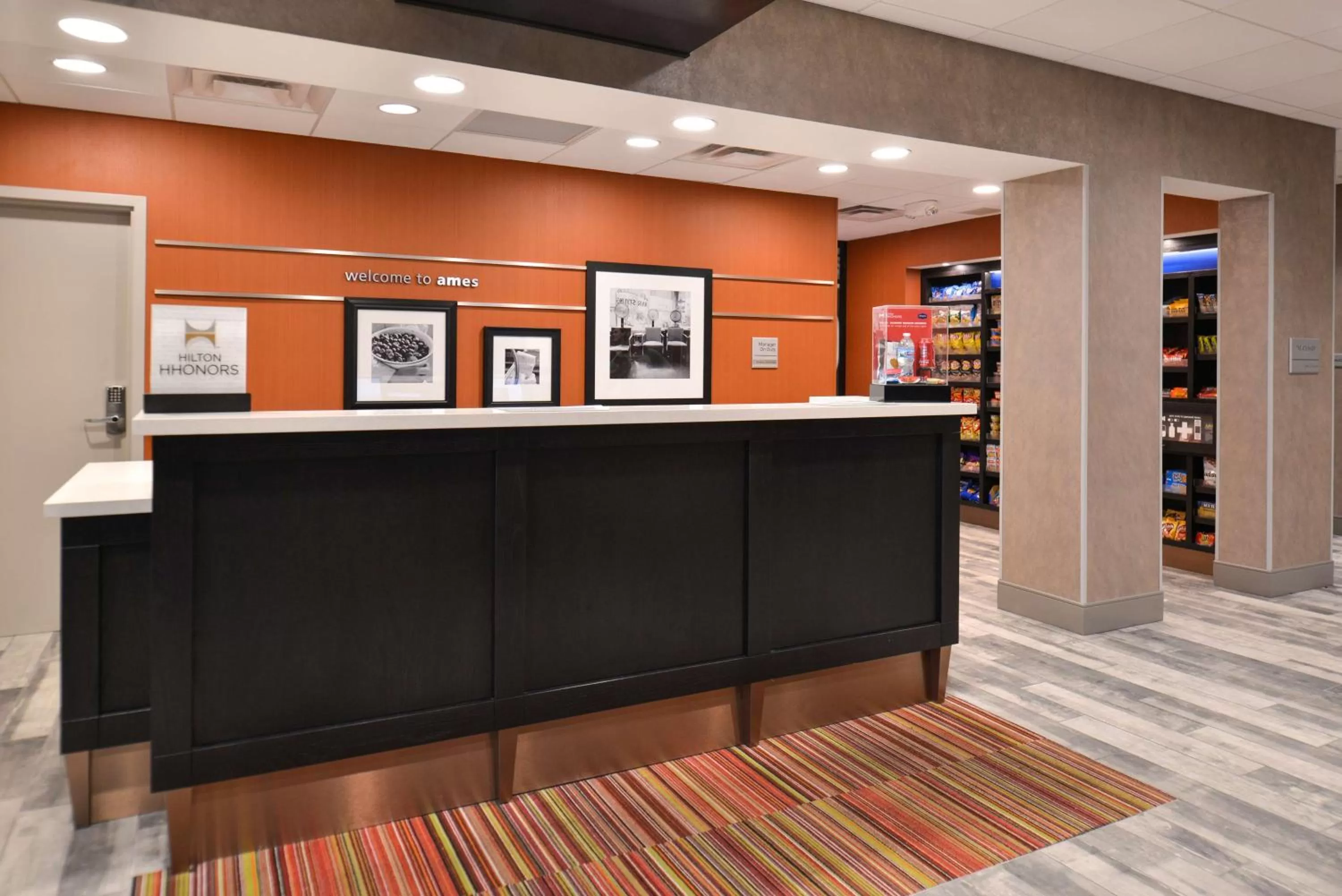 Lobby or reception in Hampton Inn and Suites Ames, IA