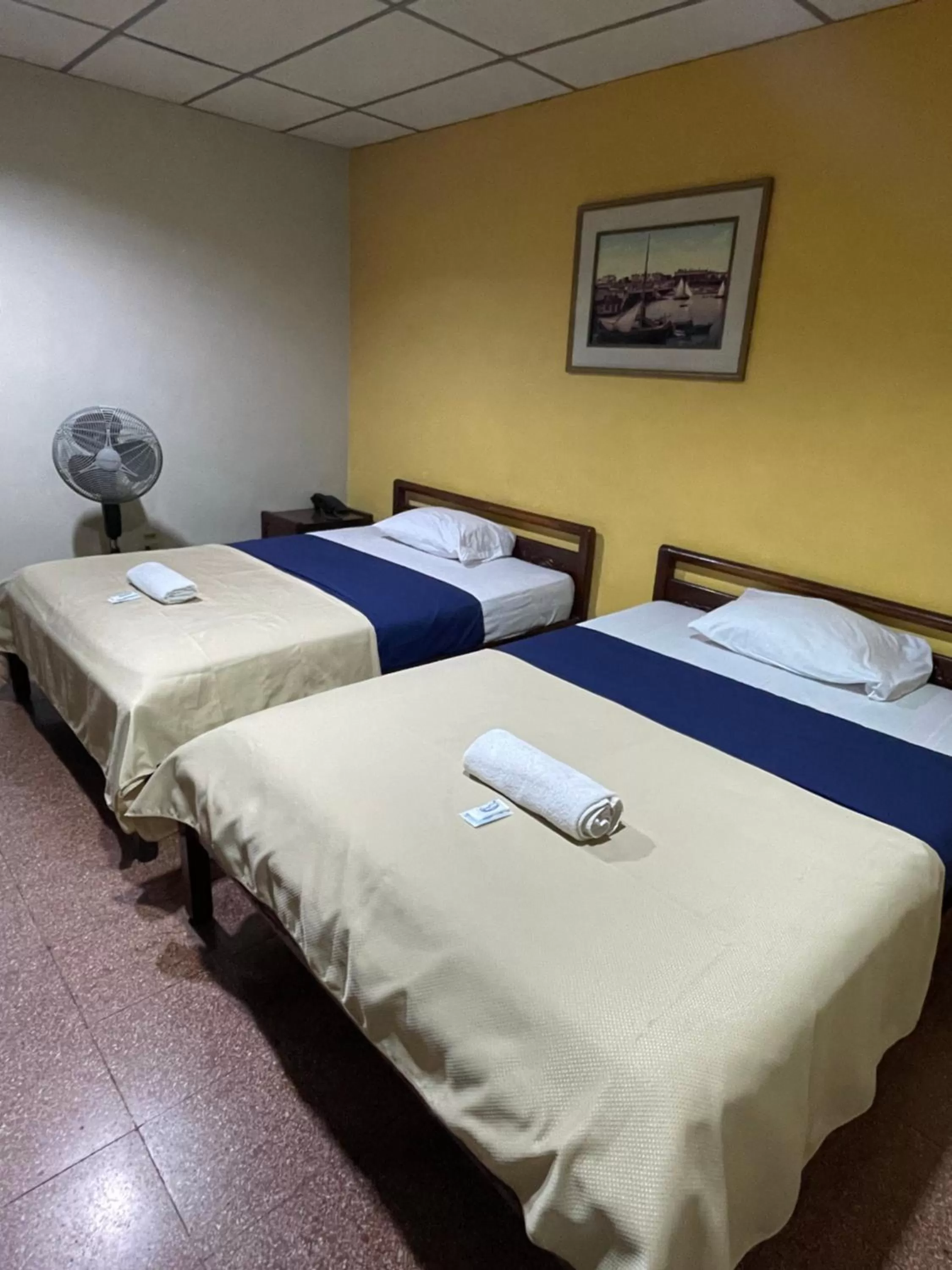 Bed in Hotel Los Andes