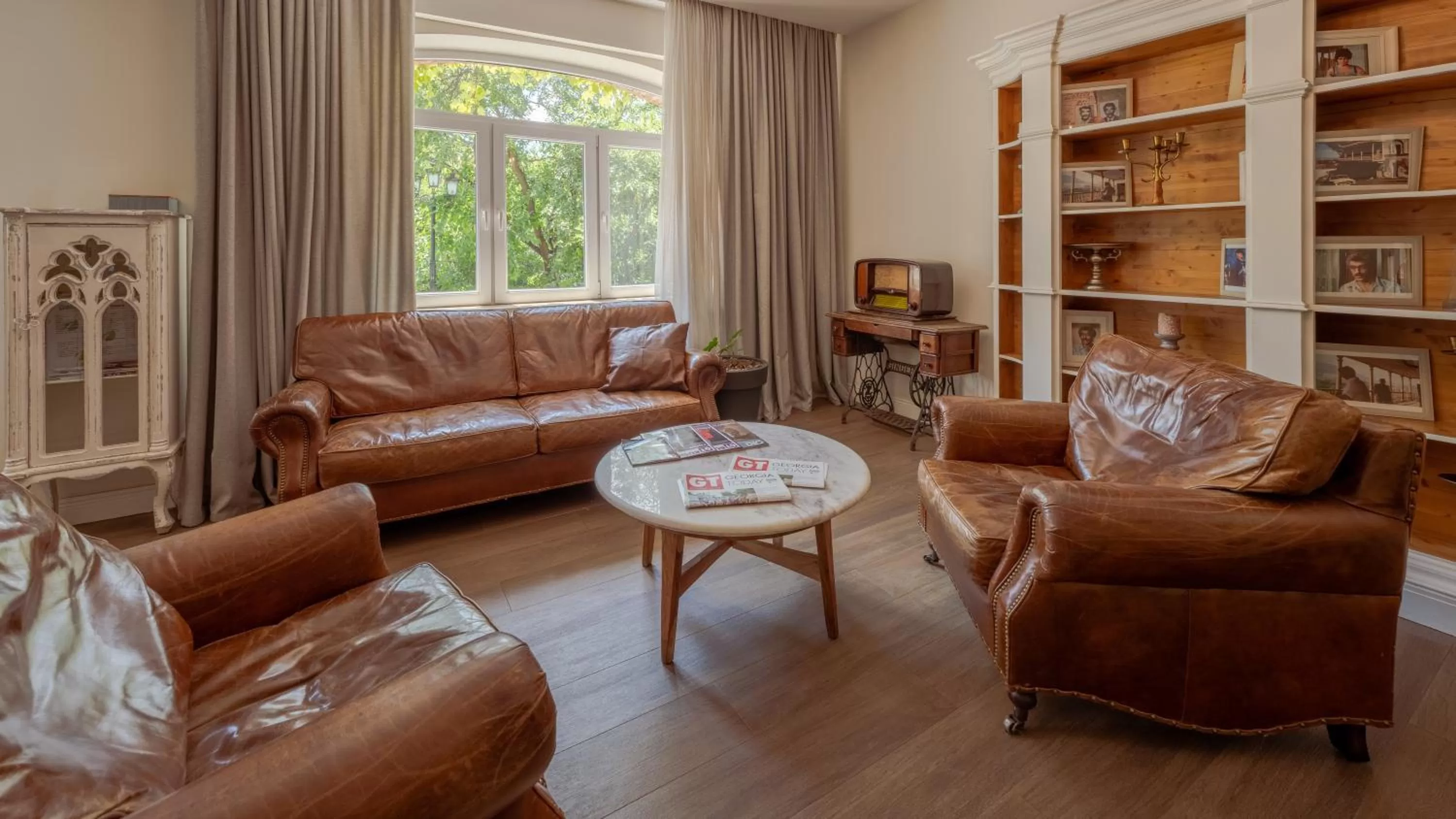 Seating area in Hotel Passport Tbilisi