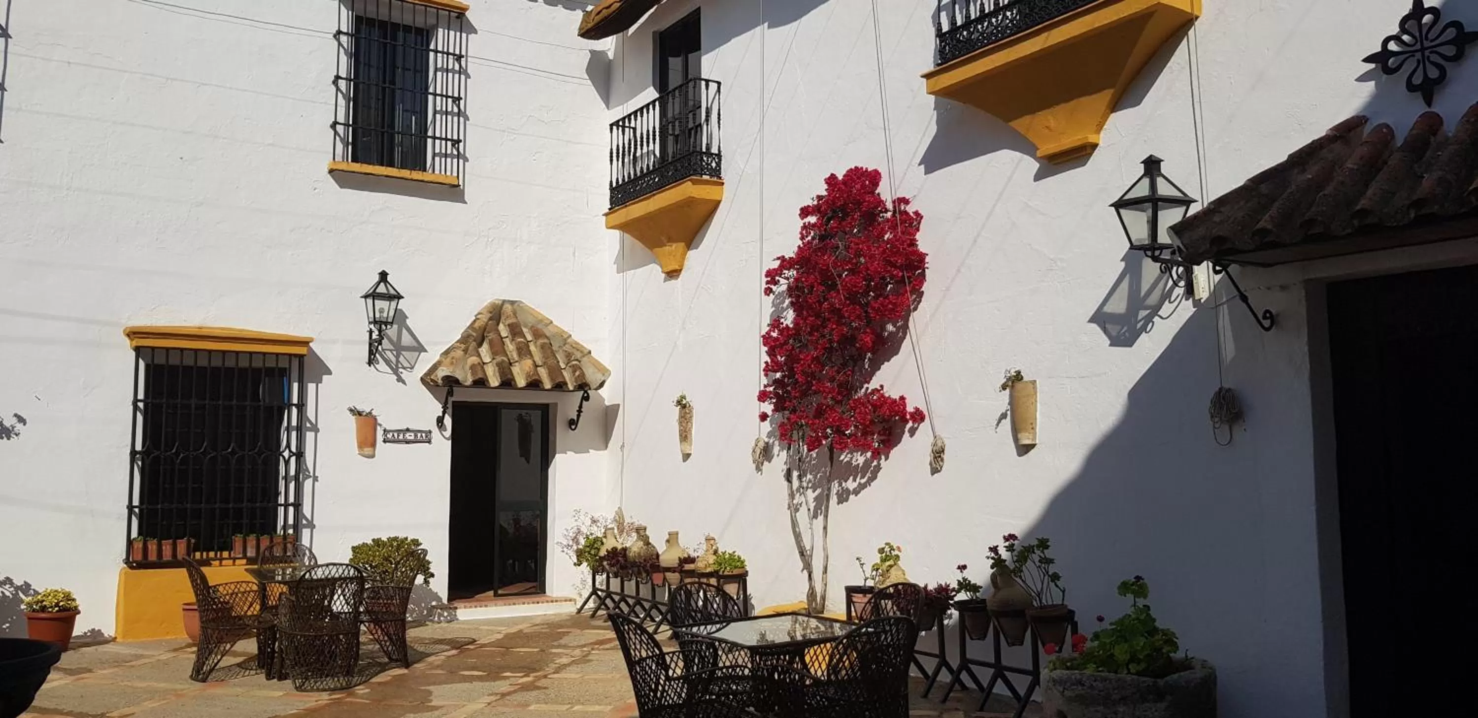 Balcony/Terrace in Hacienda El Santiscal Adults Only