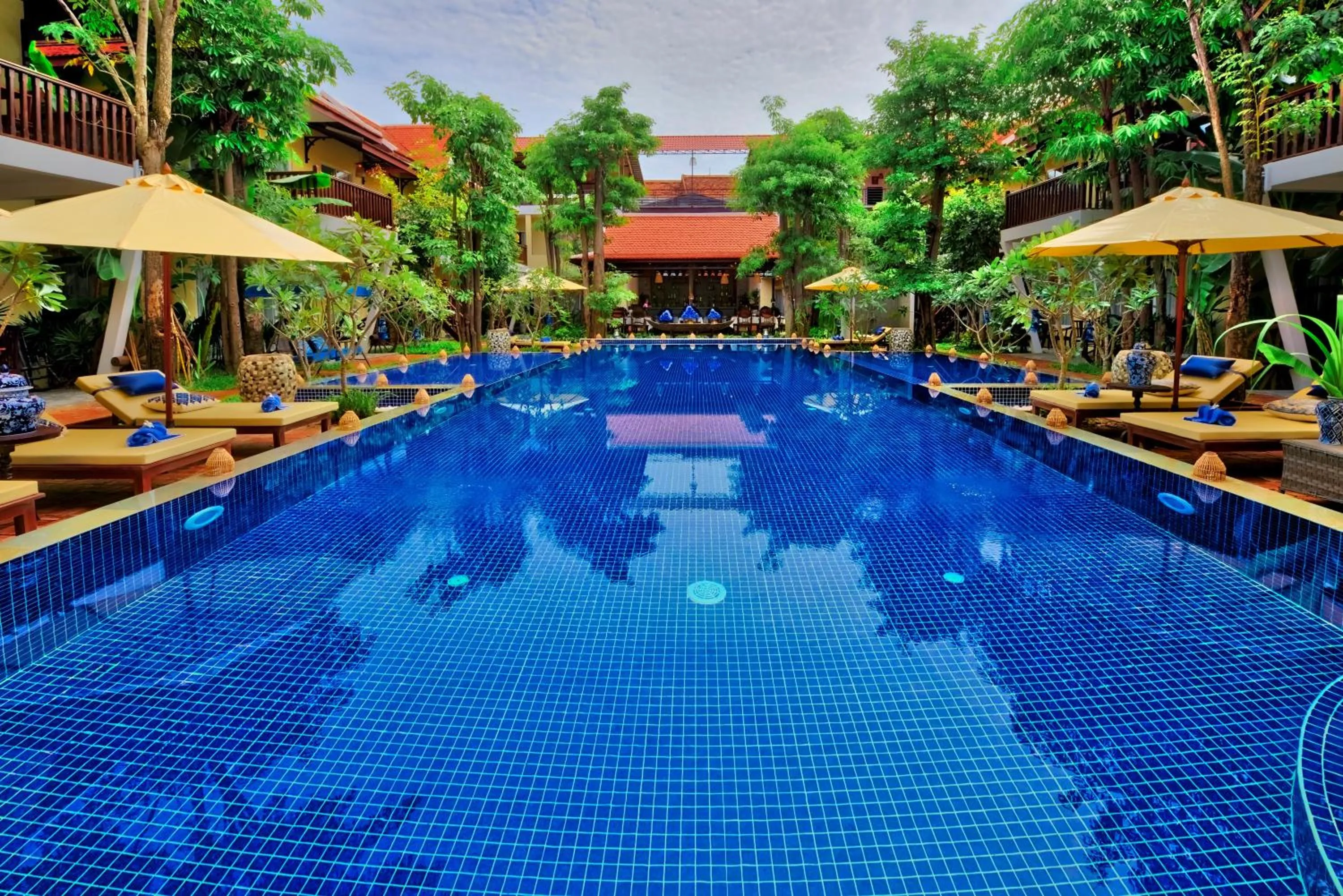 Swimming pool in Mane Village Suites