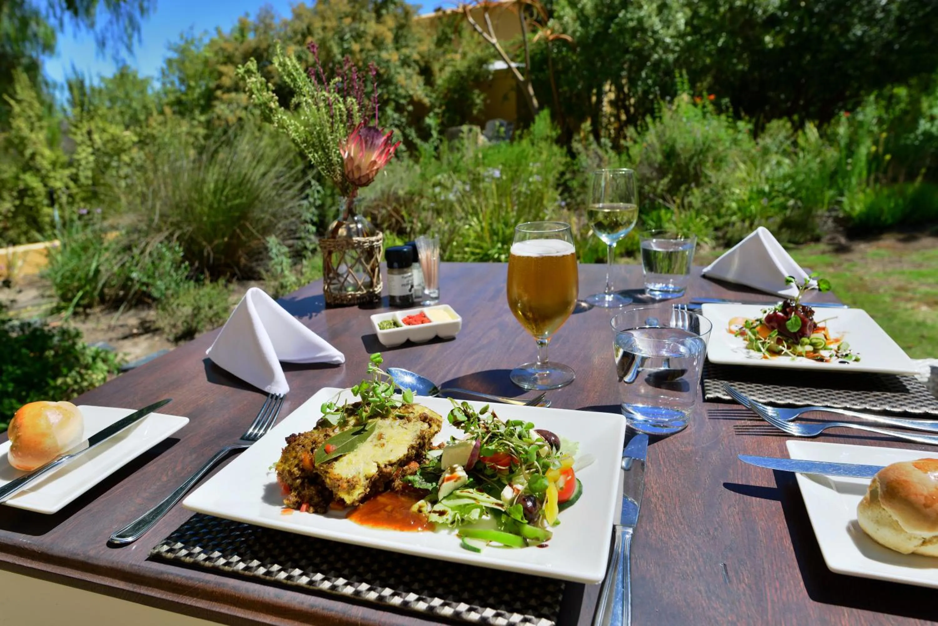 Dining area in Sanbona Wildlife Reserve