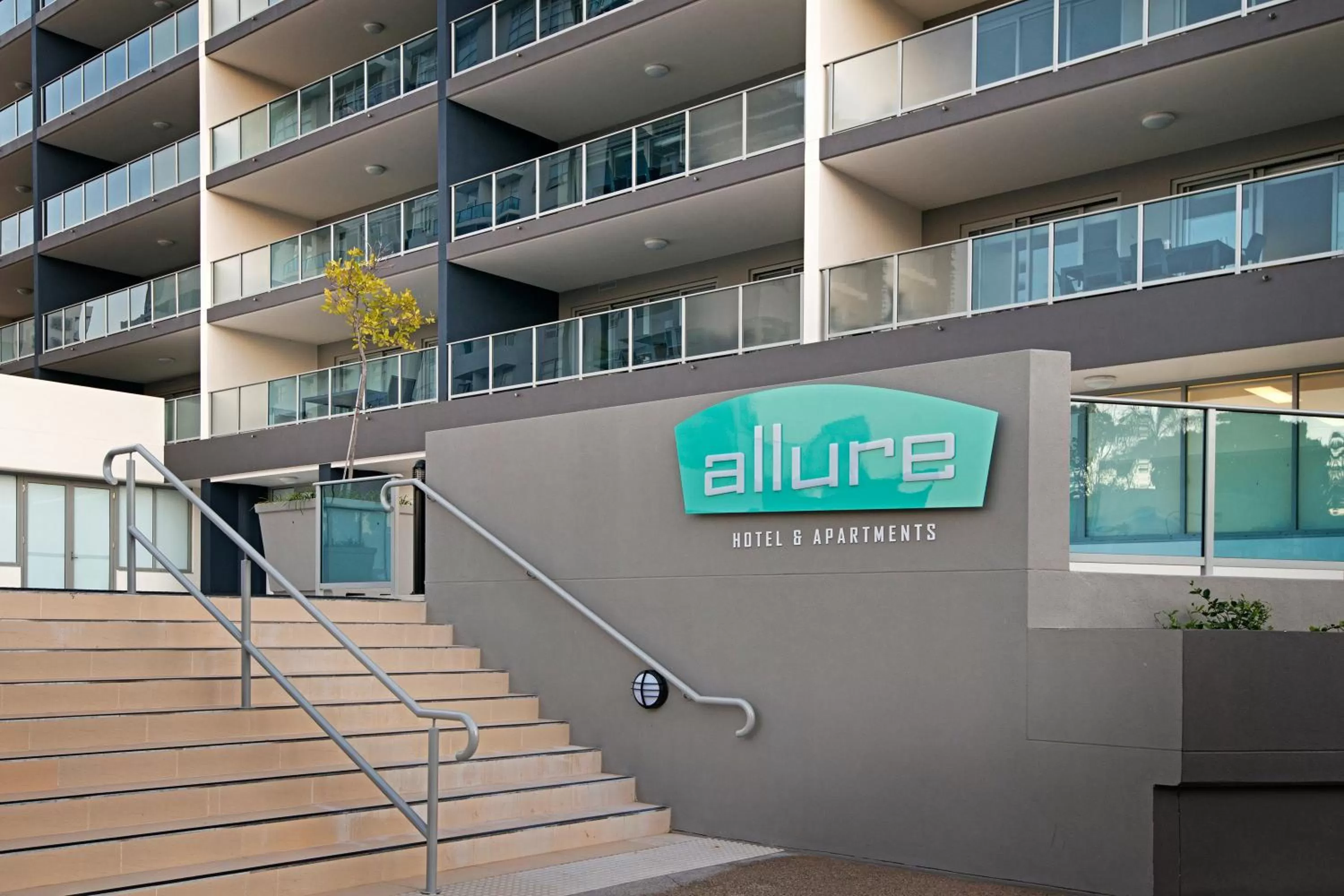 Facade/entrance in Allure Hotel & Apartments