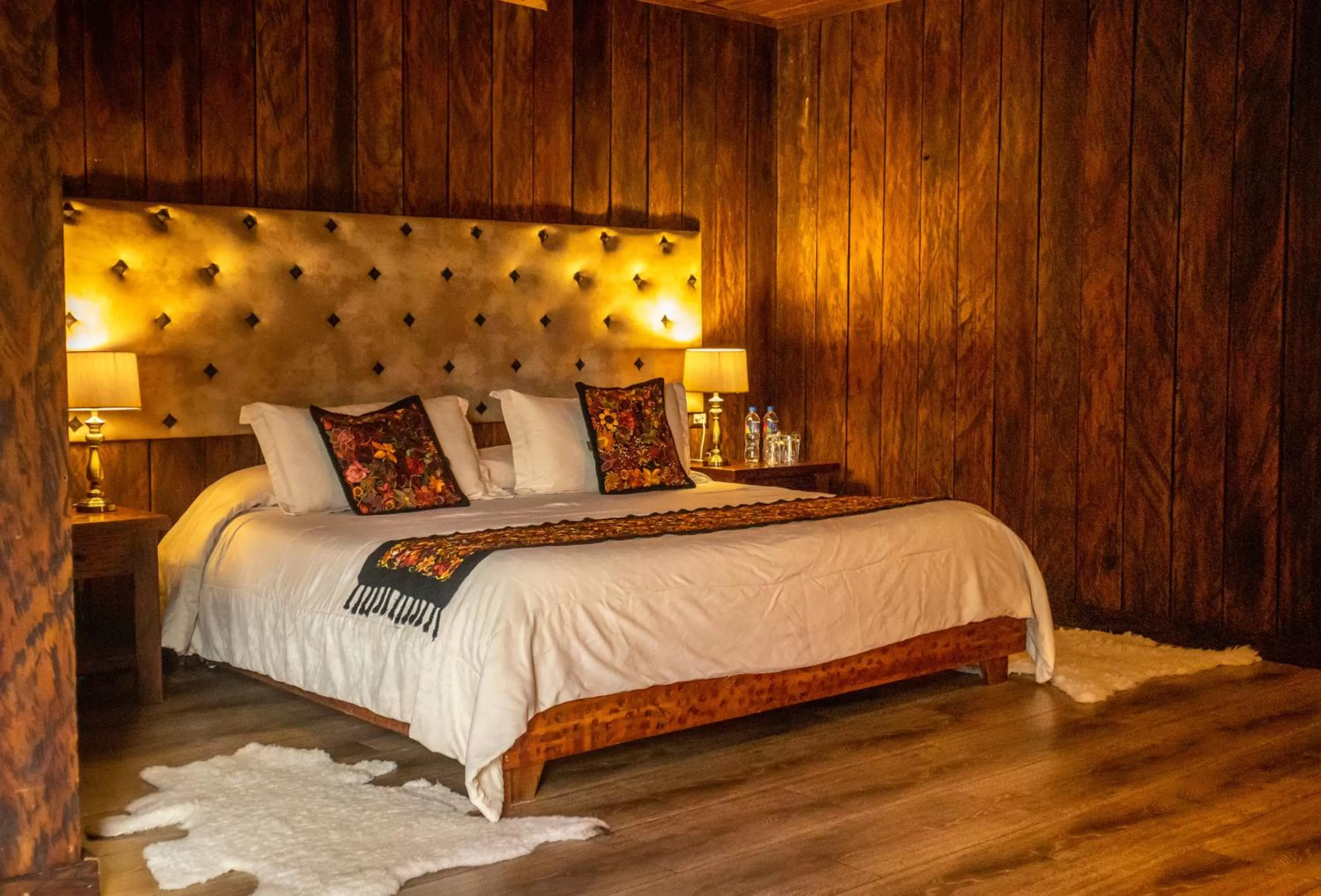 Bed in Hacienda Hostería Dos Chorreras