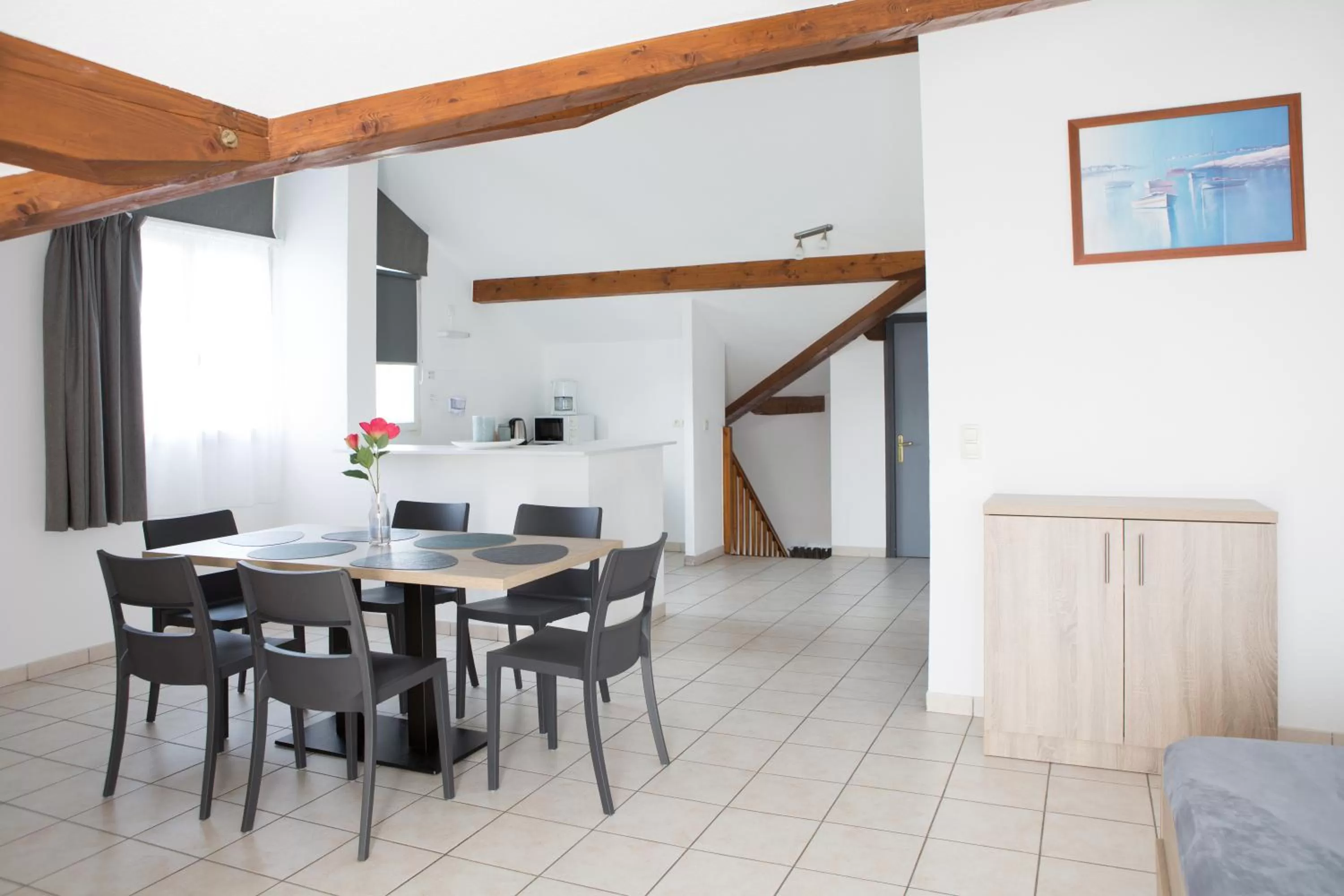Kitchen or kitchenette in Comfort Aparthotel Divonne La Versoix