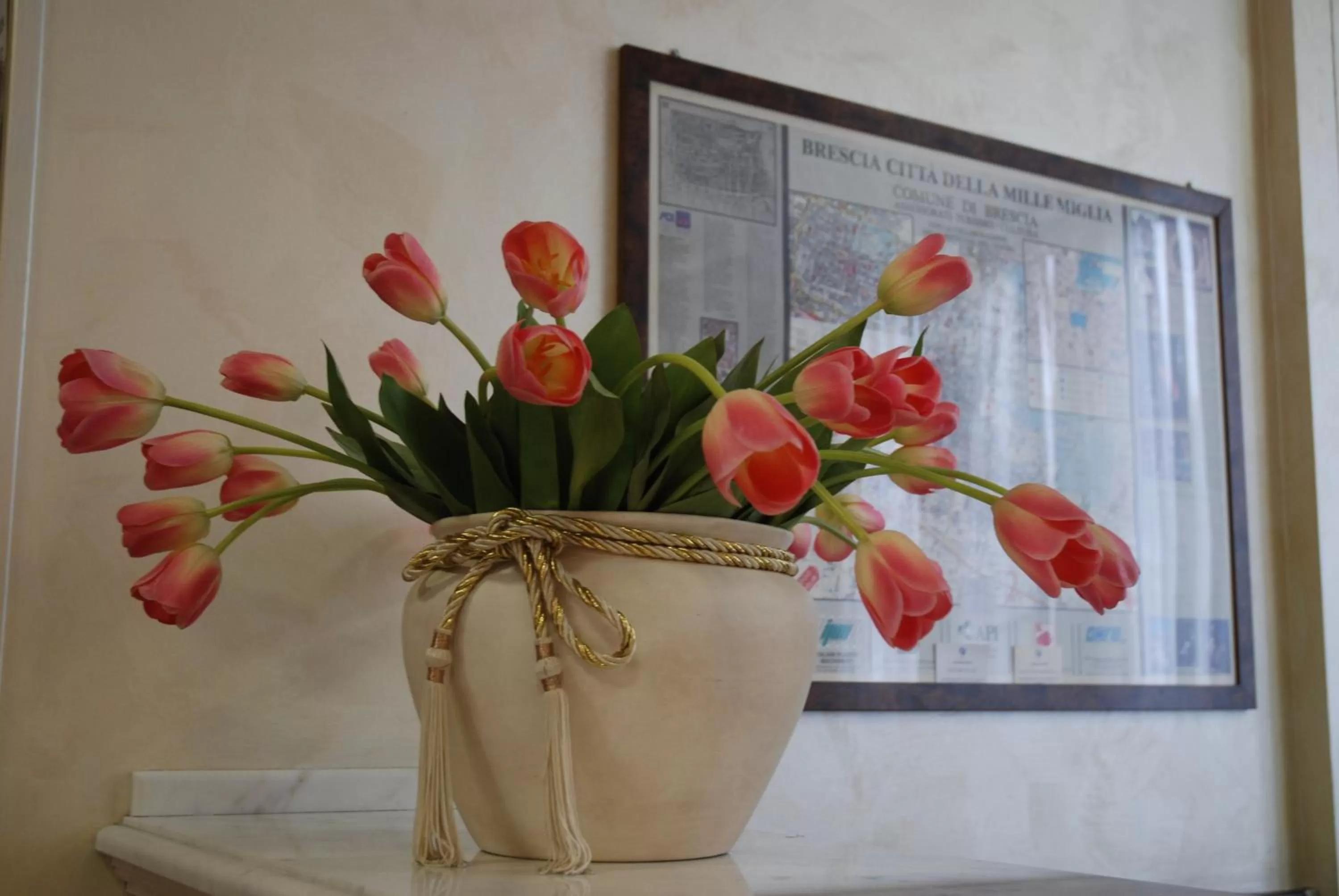 Decorative detail in Hotel Continental Brescia