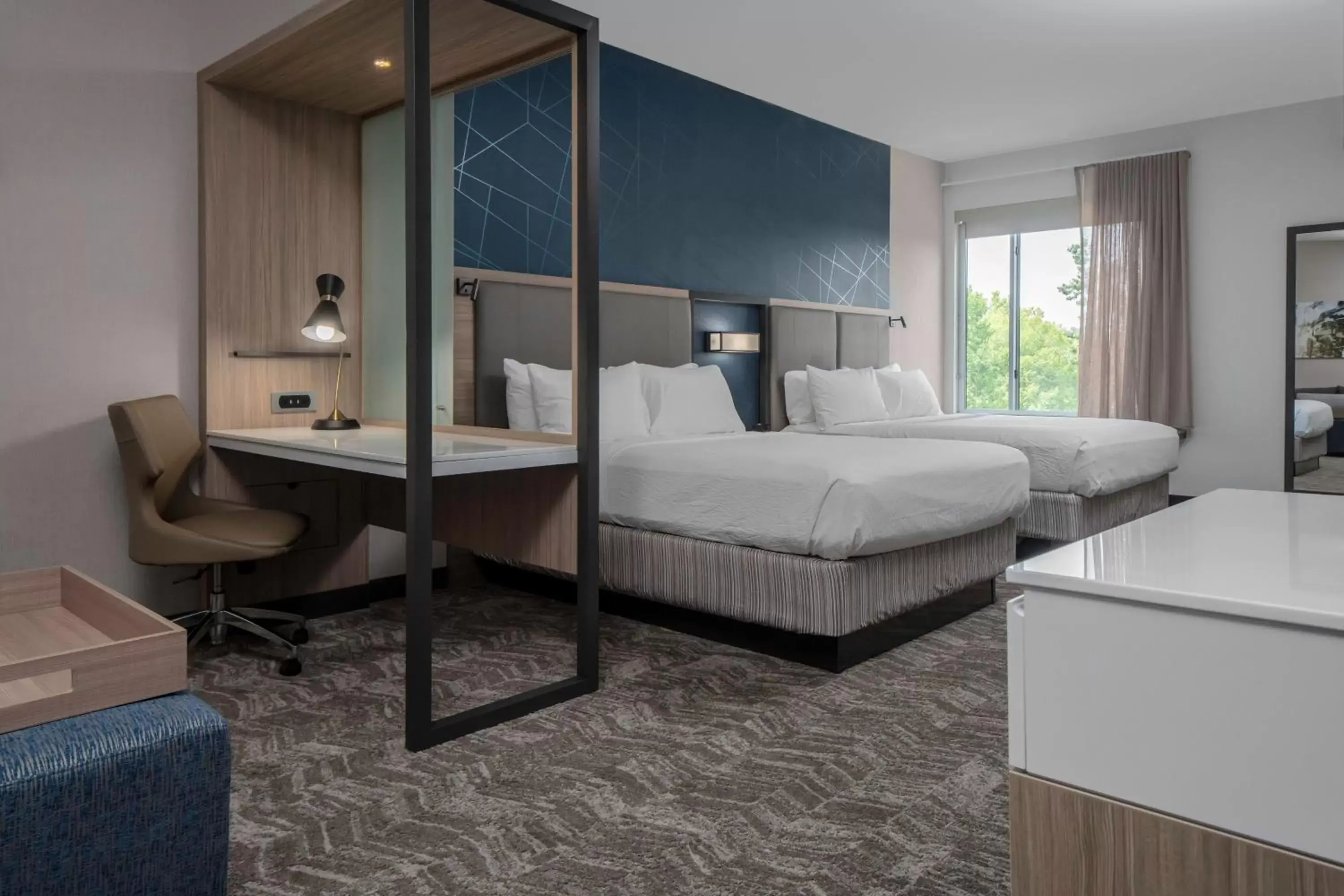 Suite with 2 Queen Trundle Beds in SpringHill Suites by Marriott Charlotte Huntersville Suite with 2 Queen Trundle Beds in SpringHill Suites by Marriott Charlotte Huntersville