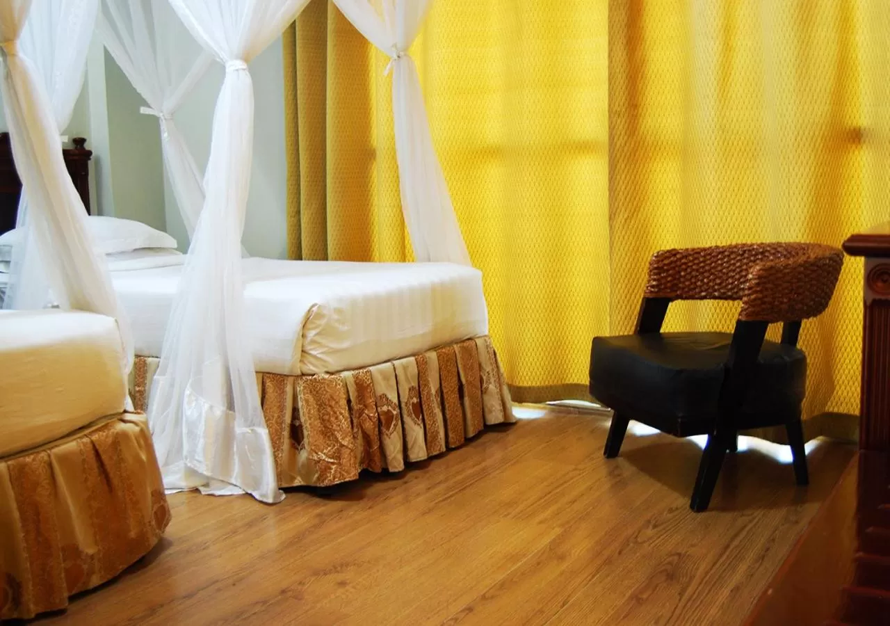 Bed in Mc-Elly's Hotel