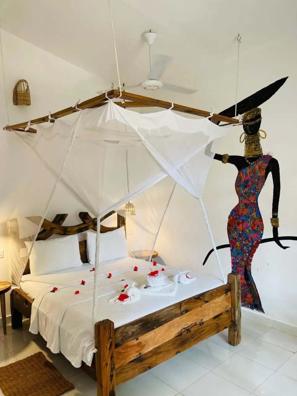 Bed in Babalao Bungalows