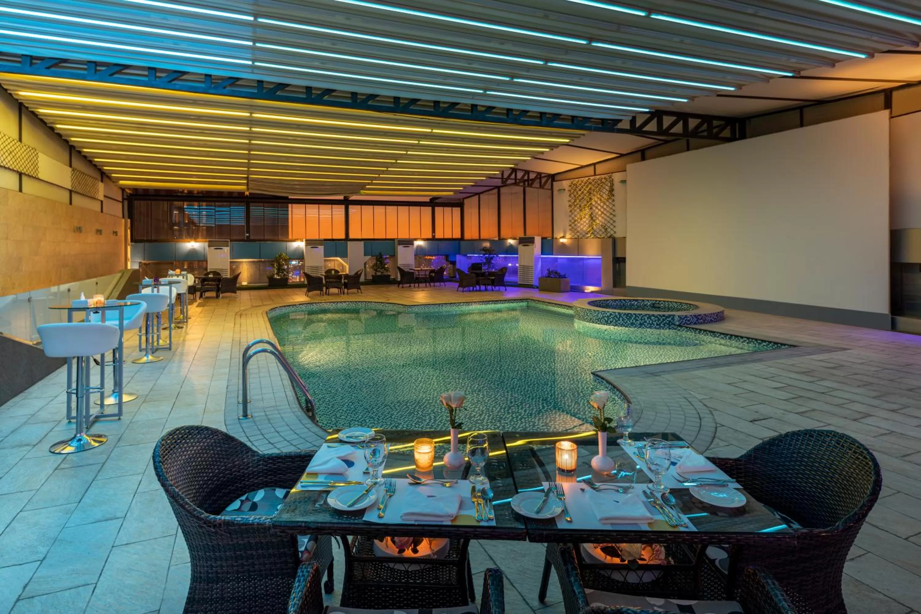 Swimming pool in Novotel Jeddah Tahlia