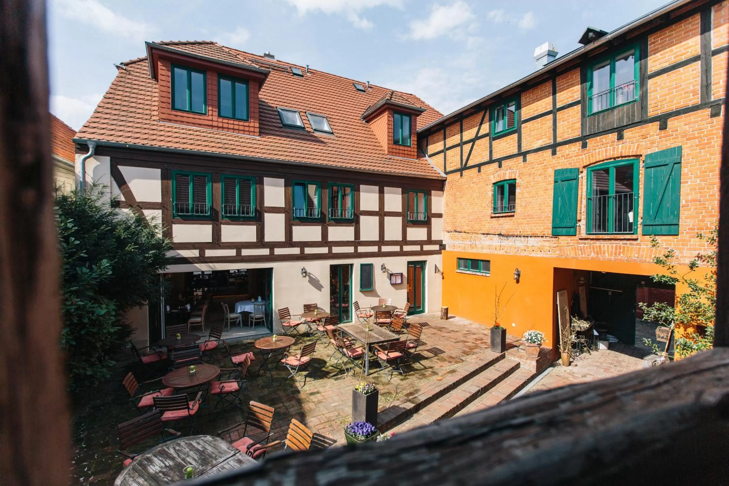 Patio in Hotel Inselhof