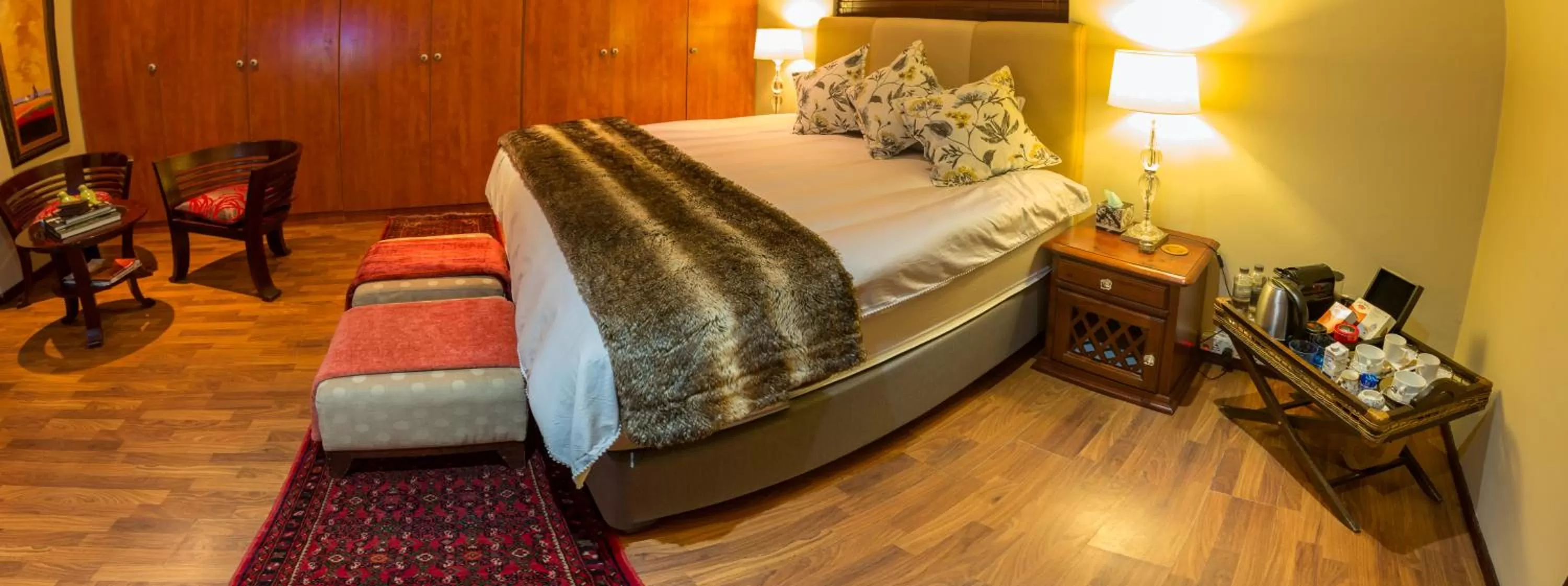 Bed in Spacube Luxury Suites and Spa