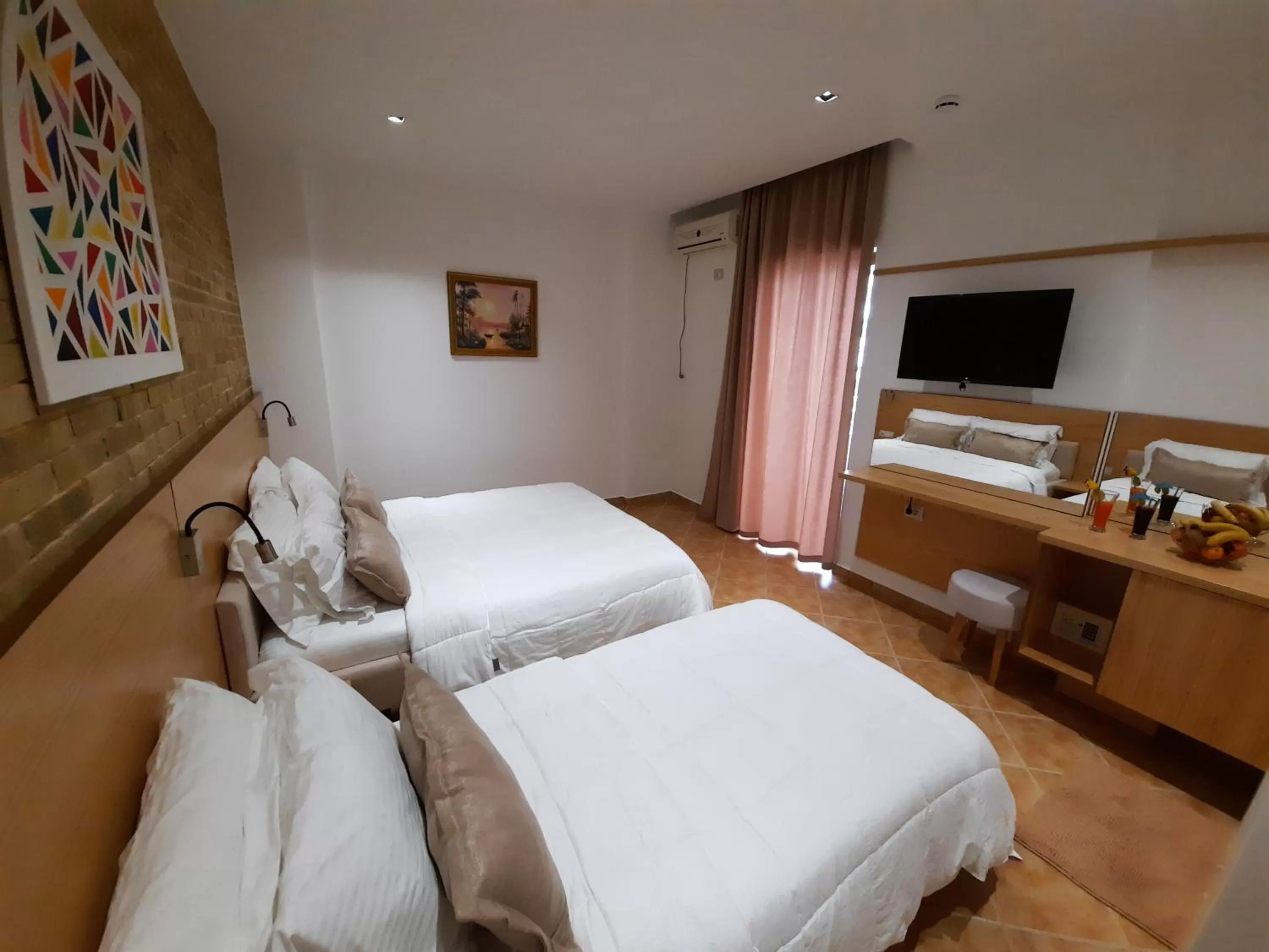 Bed in Hotel Piccolino