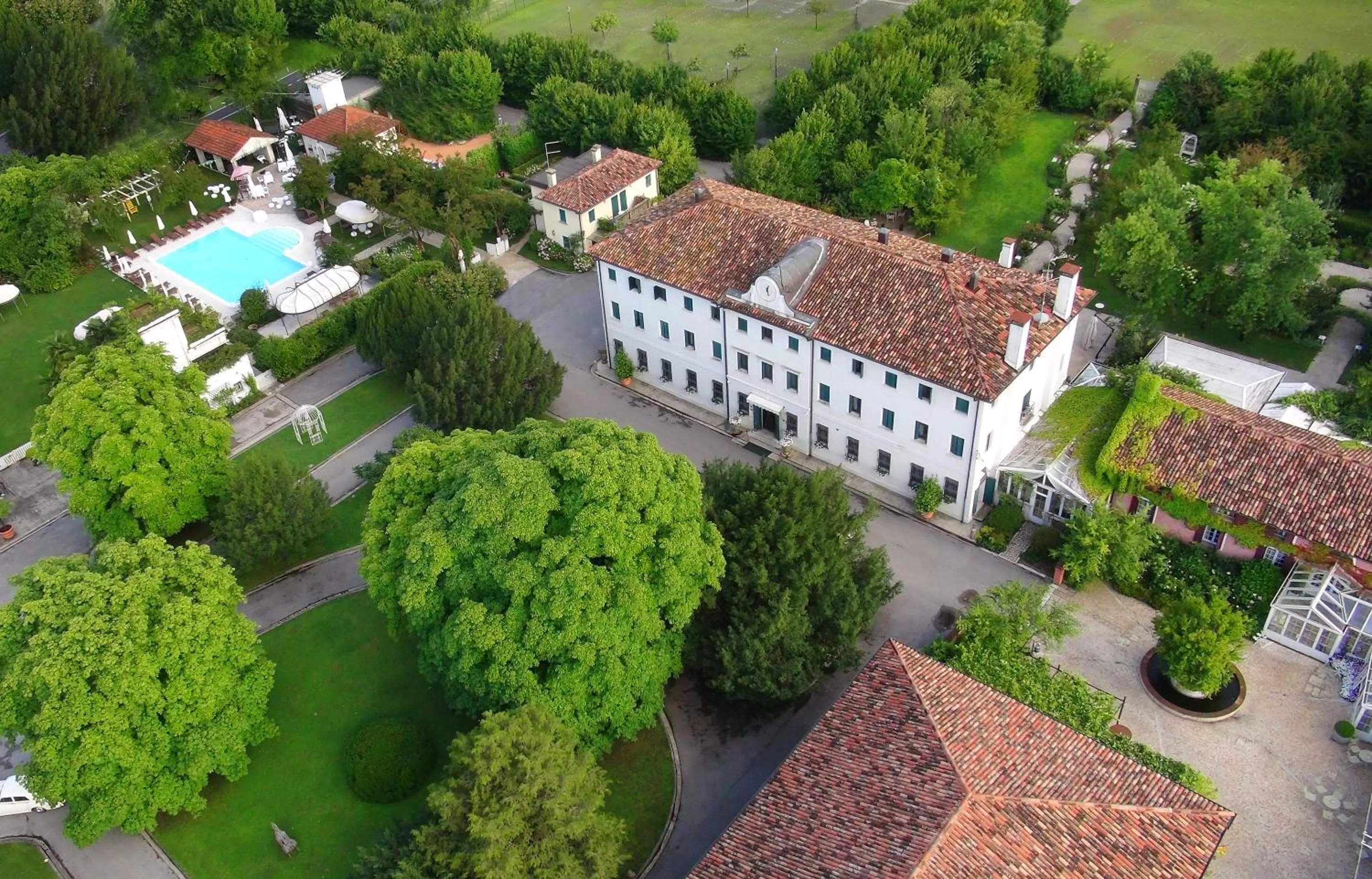 Bird's eye view in Villa Foscarini Cornaro