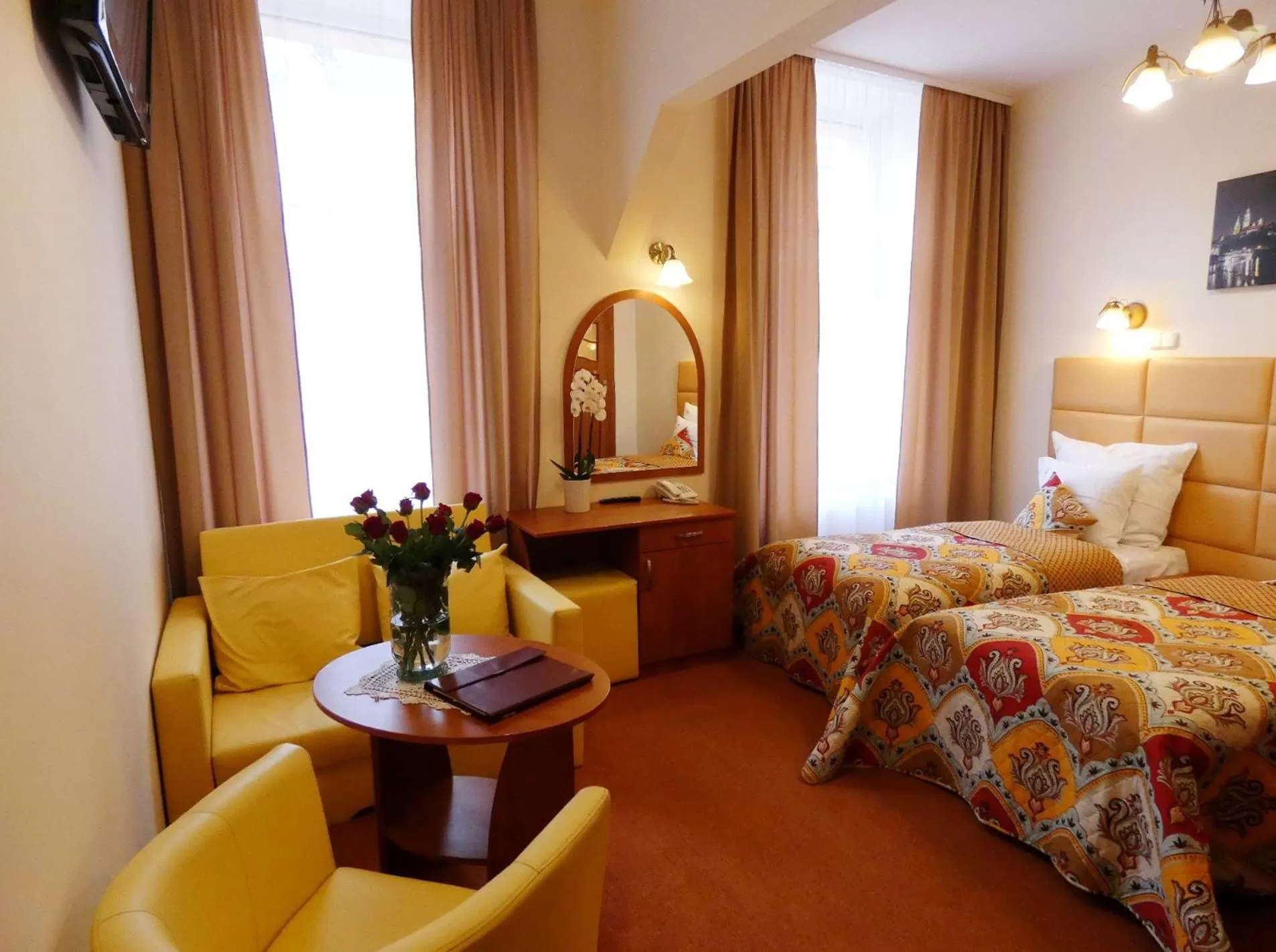 Bed in Aparthotel Adler