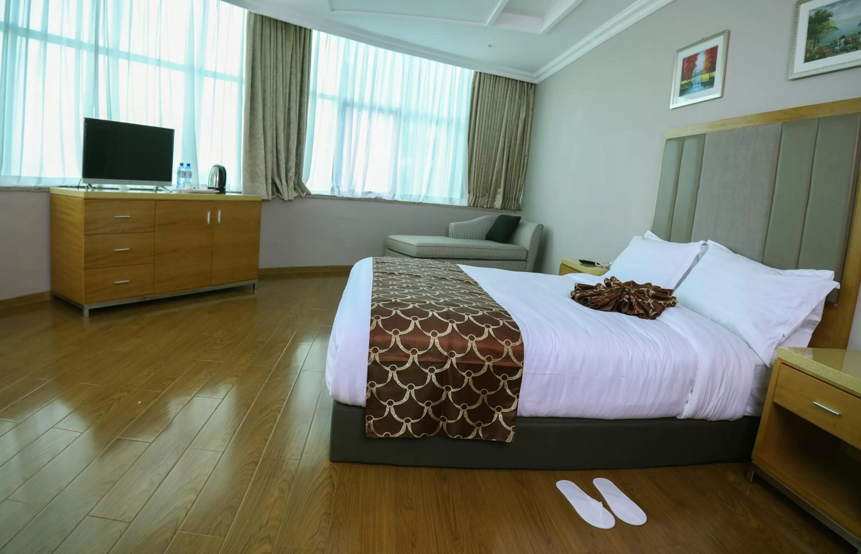 Bed in New Day Hotel