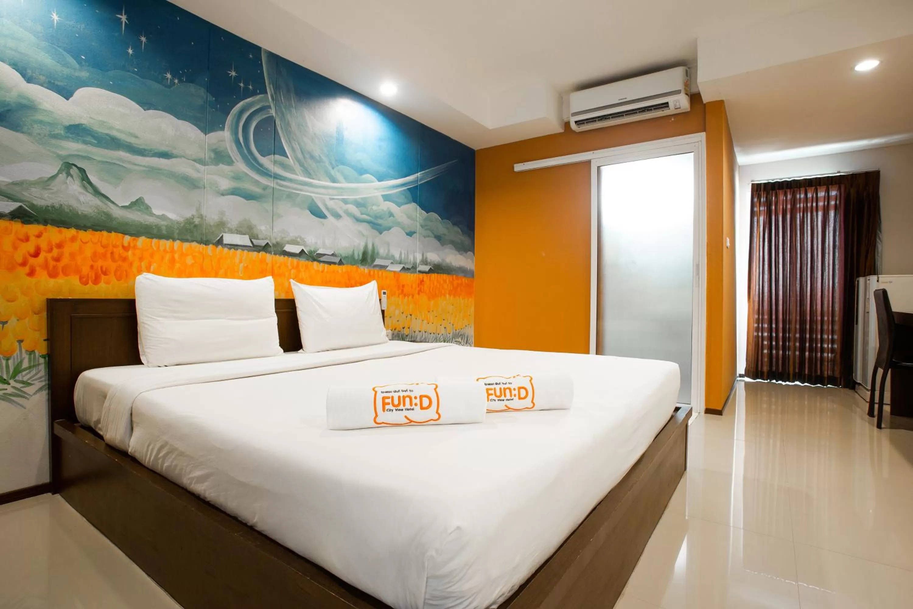 Bed in Fun-D City View SHA Plus