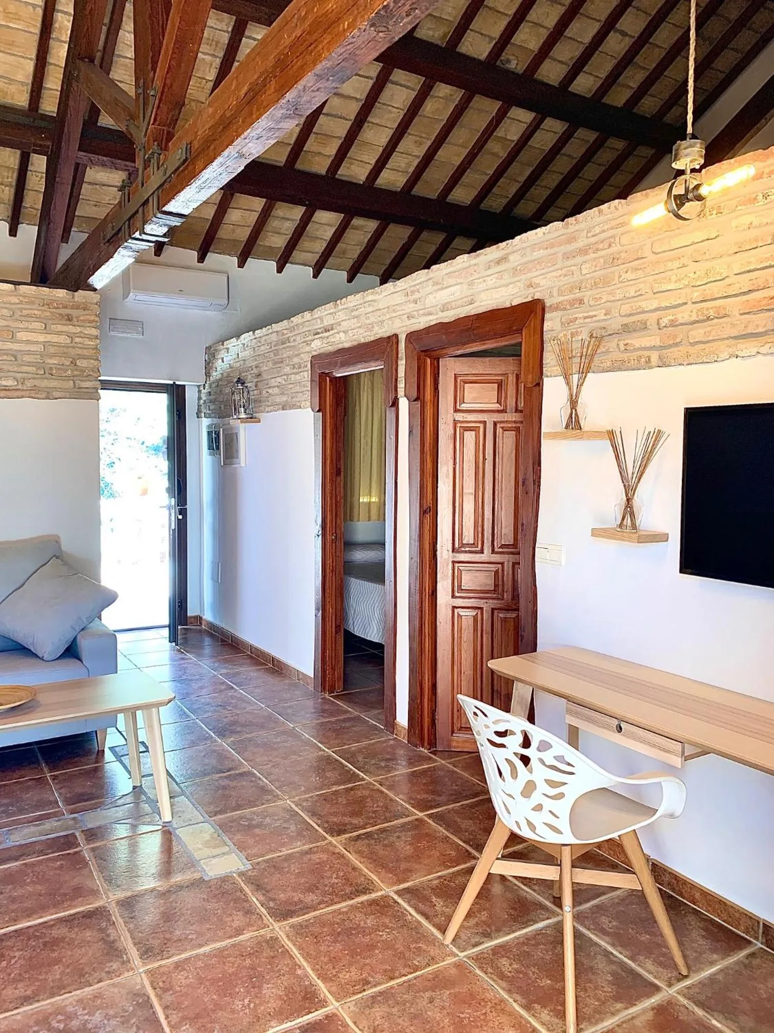 Patio in Complejo Turístico La Garganta