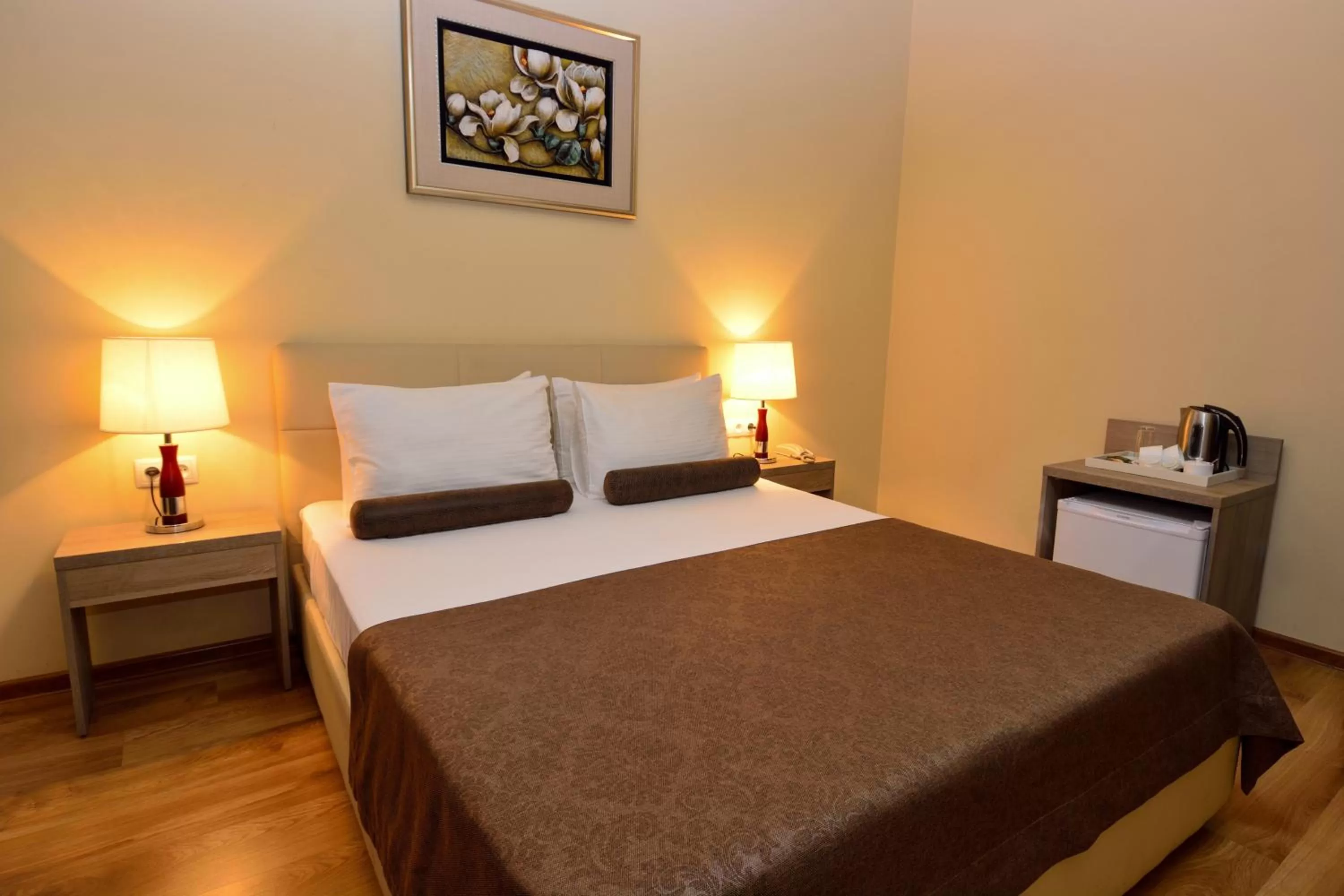 Decorative detail, Bed in Hotel Diamond