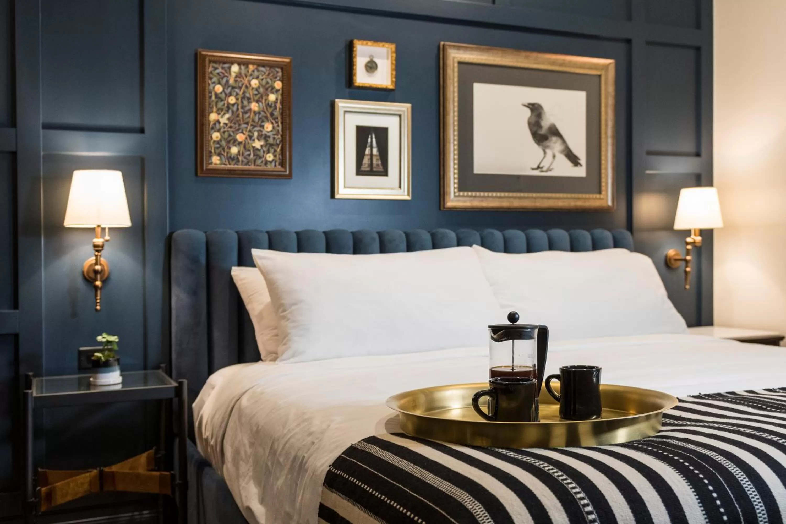 Bed in The Ramble Hotel