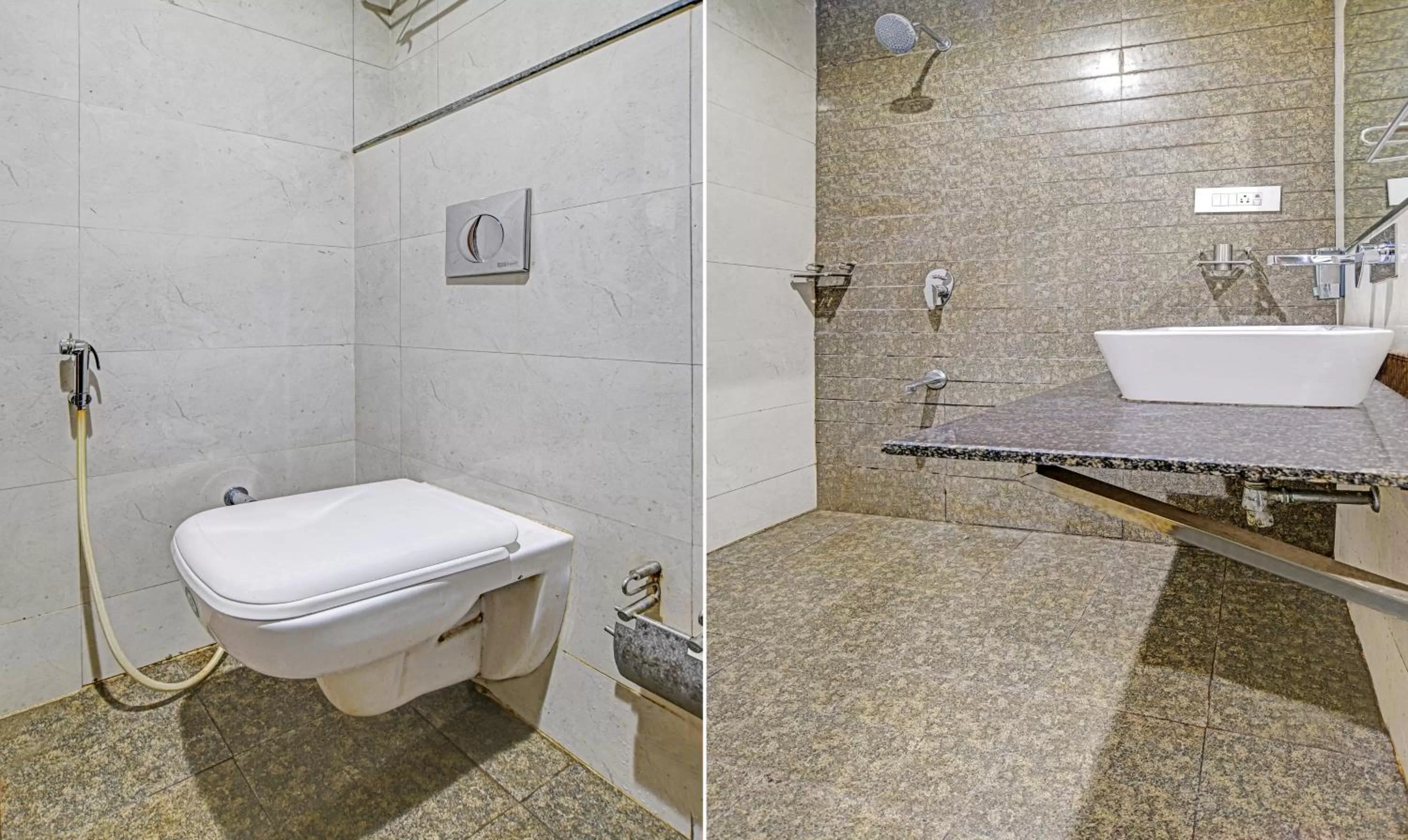 Bathroom in Treebo Trend Johri Regency Malviya Nagar