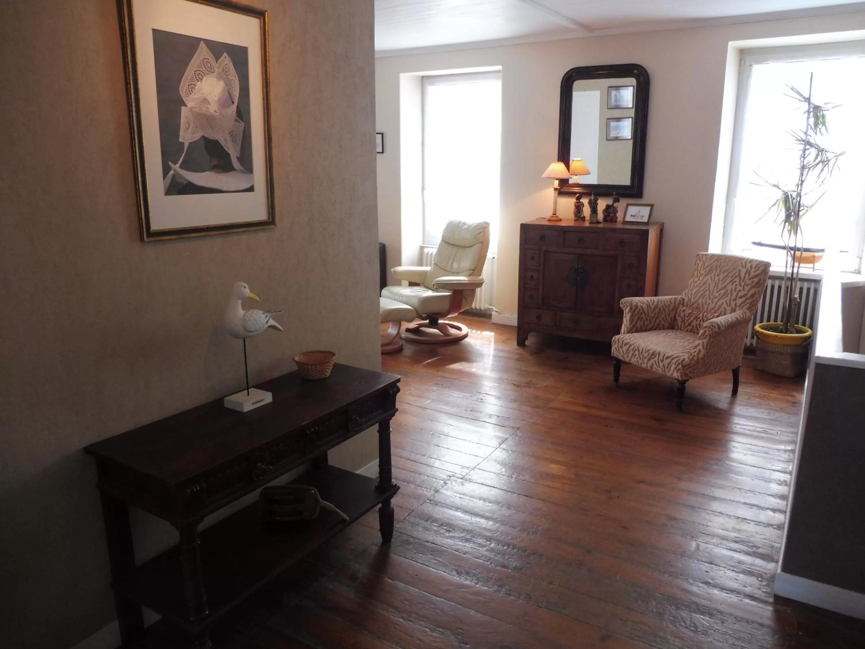 Living room in Ty Lireu