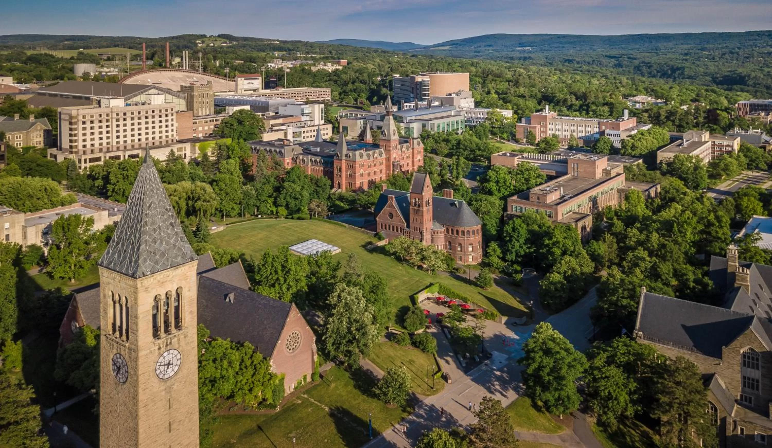 Natural landscape in The Statler Hotel at Cornell University