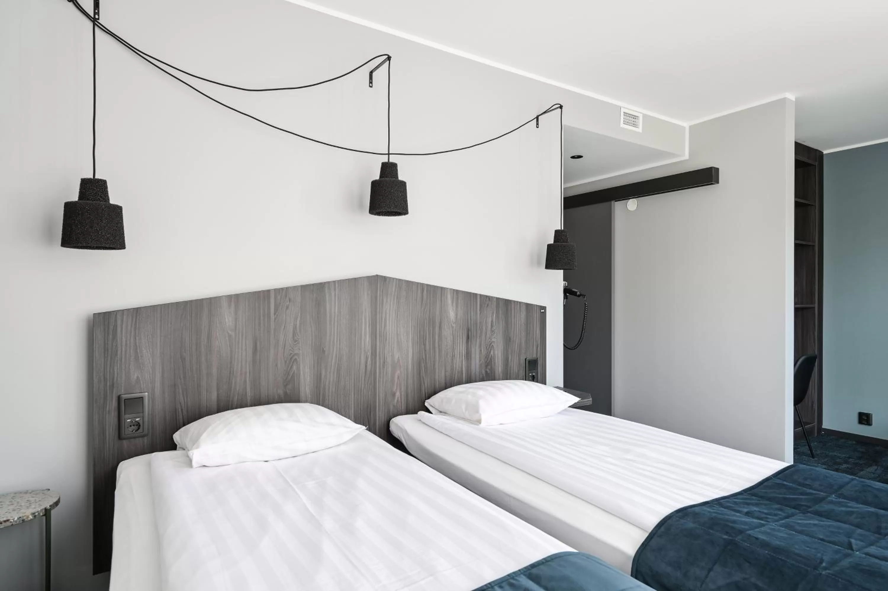 Bed in Hotel Fridhem