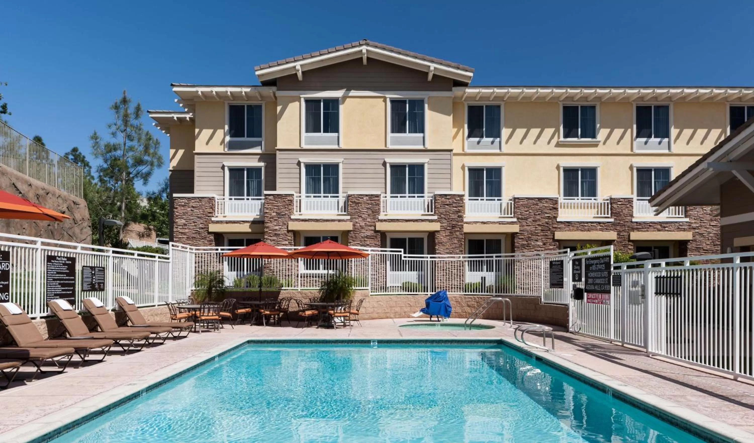 Pool view in Homewood Suites by Hilton Agoura Hills