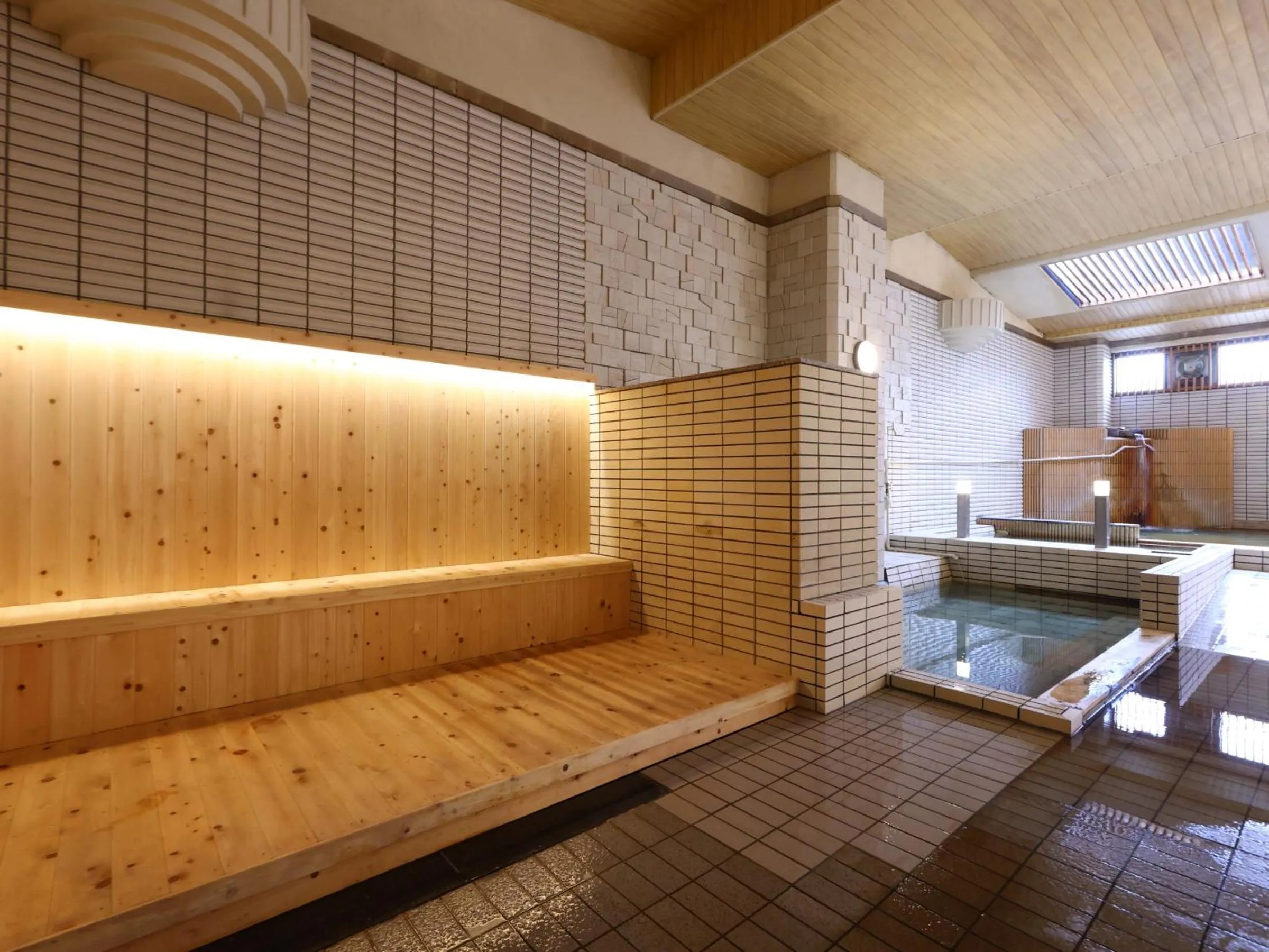 Hot Spring Bath in Hotel Yudanaka