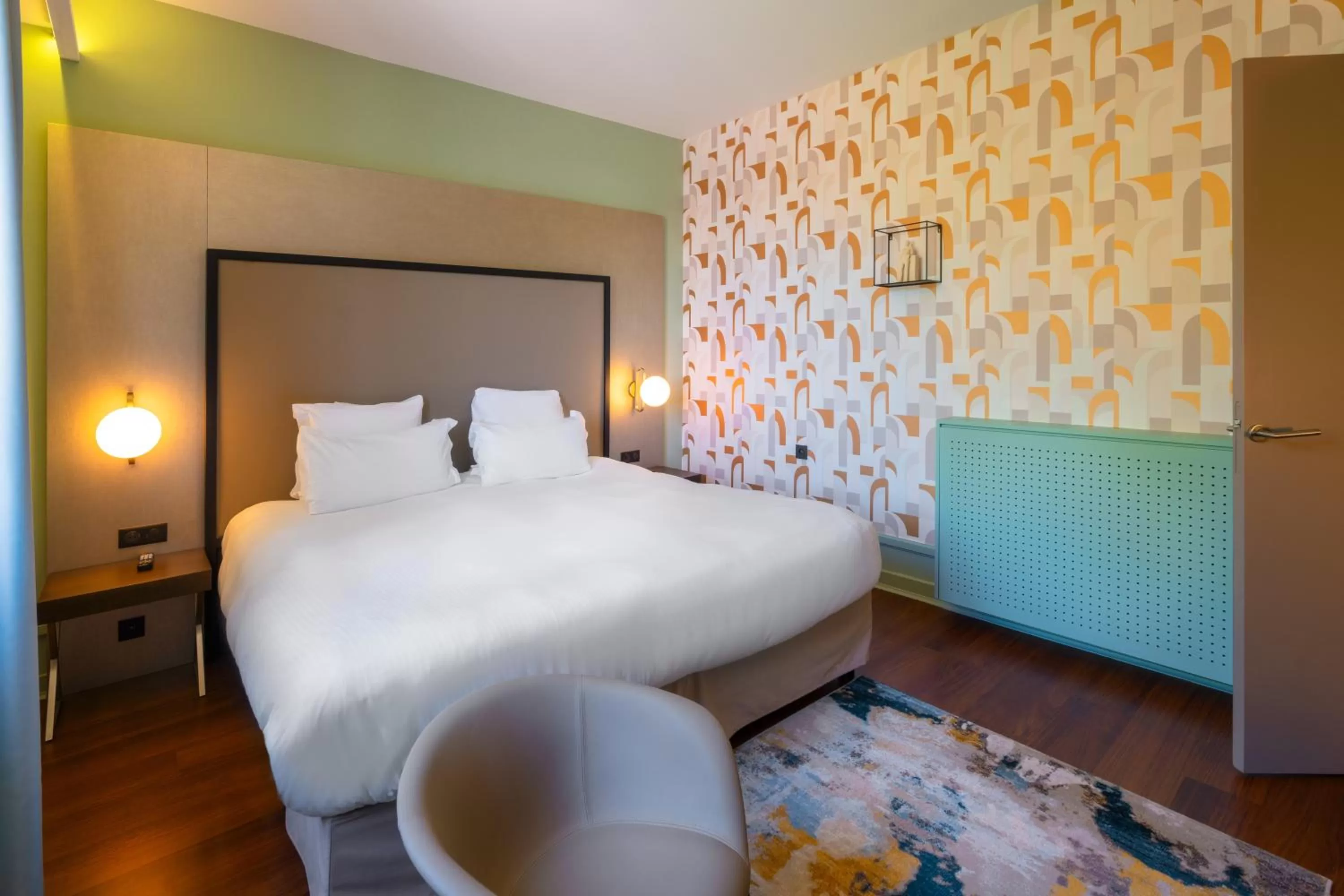 Bedroom, Bed in Le Splendid Hotel Lac D'Annecy - Handwritten Collection