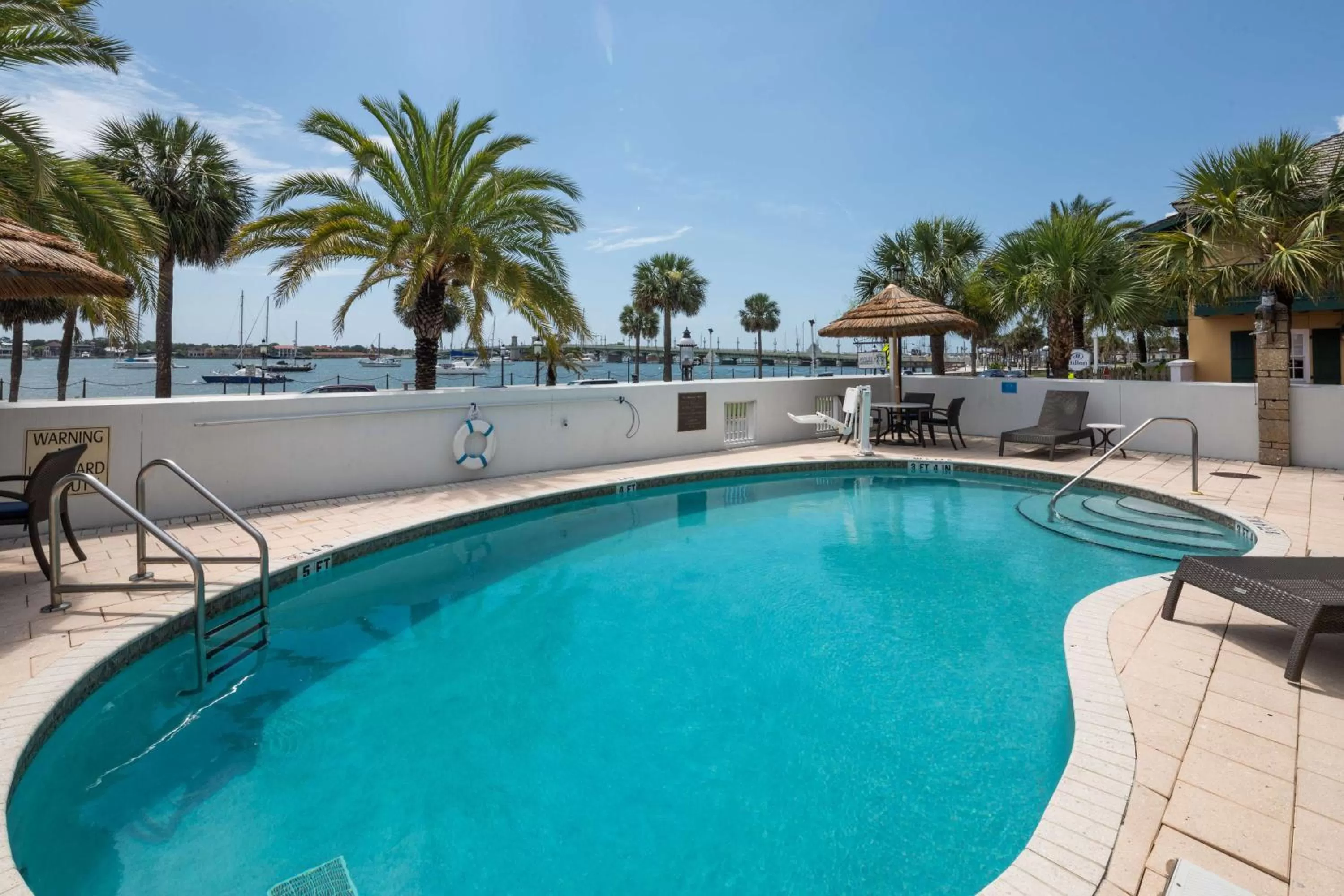 Pool view in Hilton Saint Augustine Historic Bayfront