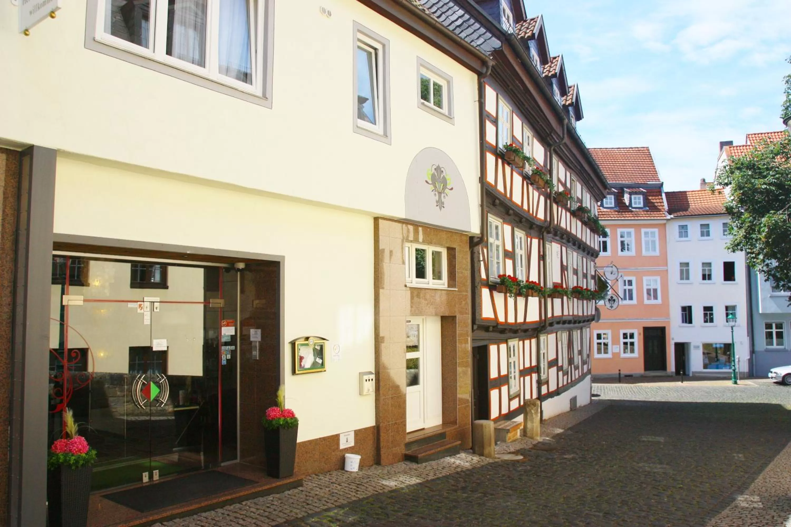 Facade/entrance in Hotel am Schloss