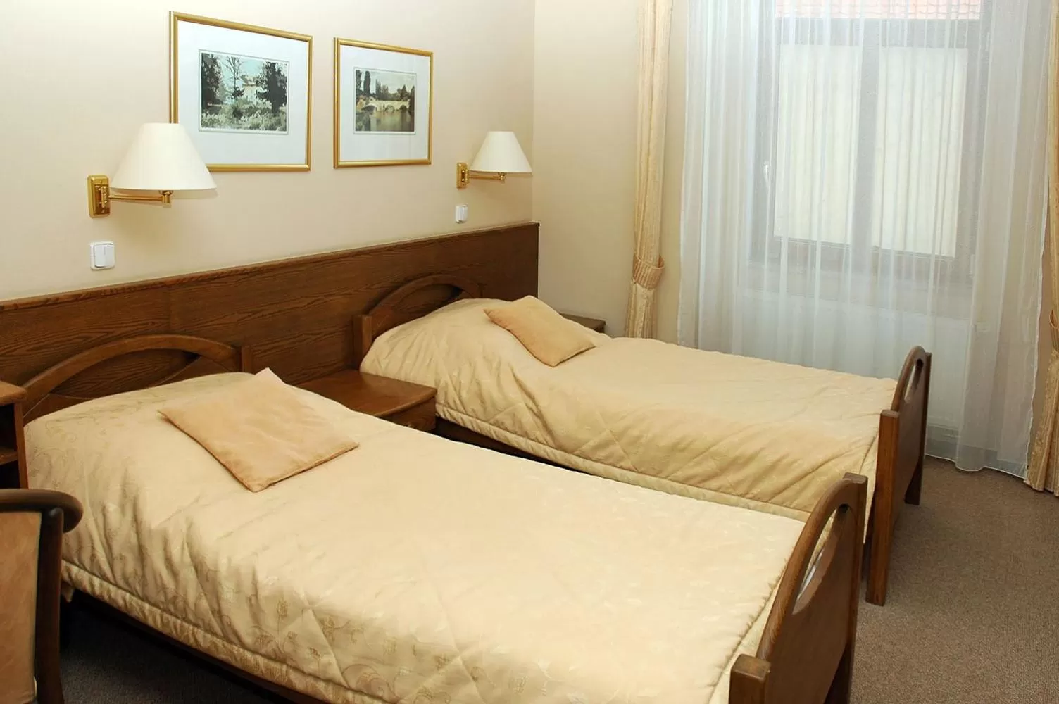 Bed in Hotel Restaurant Modrá Hvězda