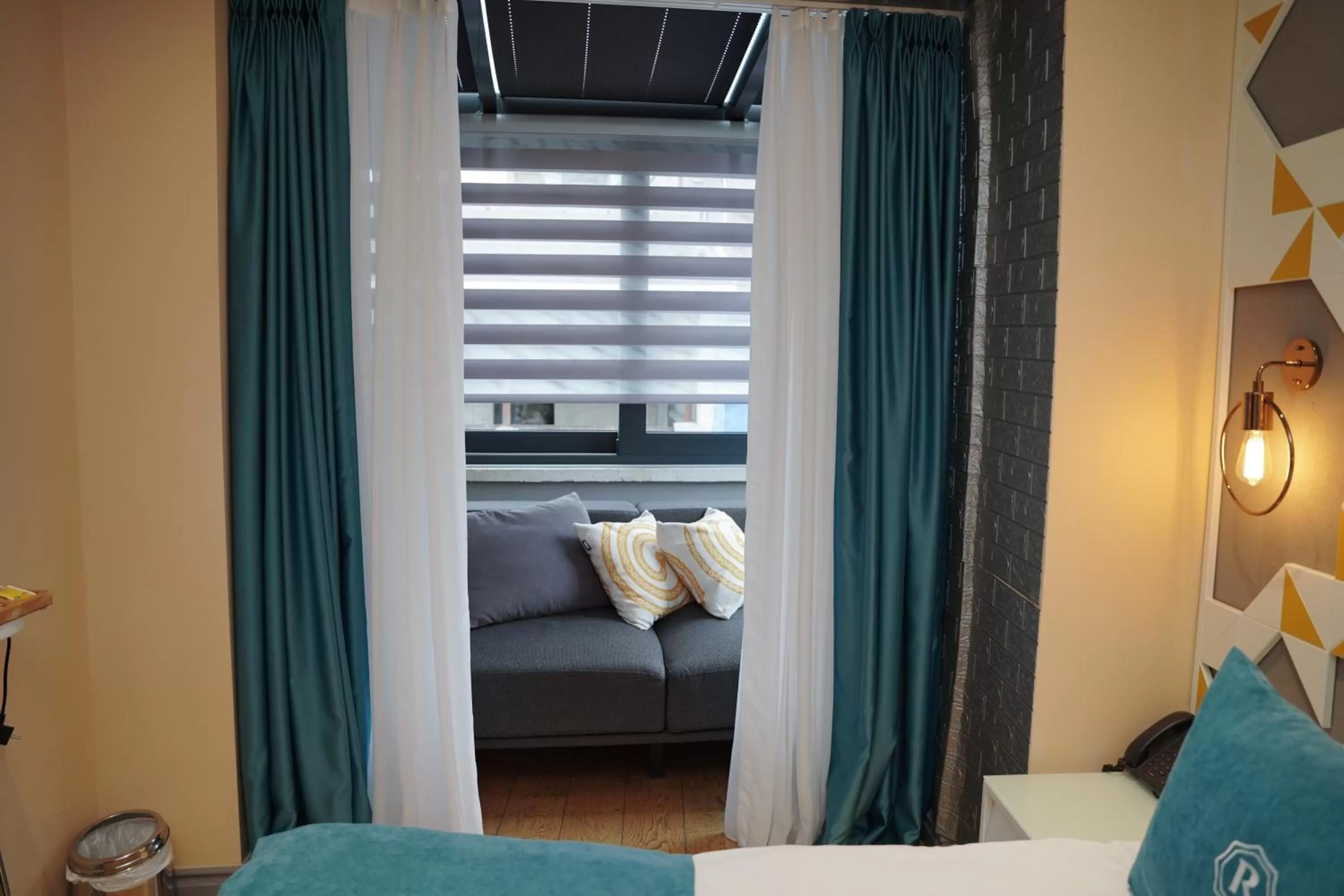 Bed in Royal Galata Hotel