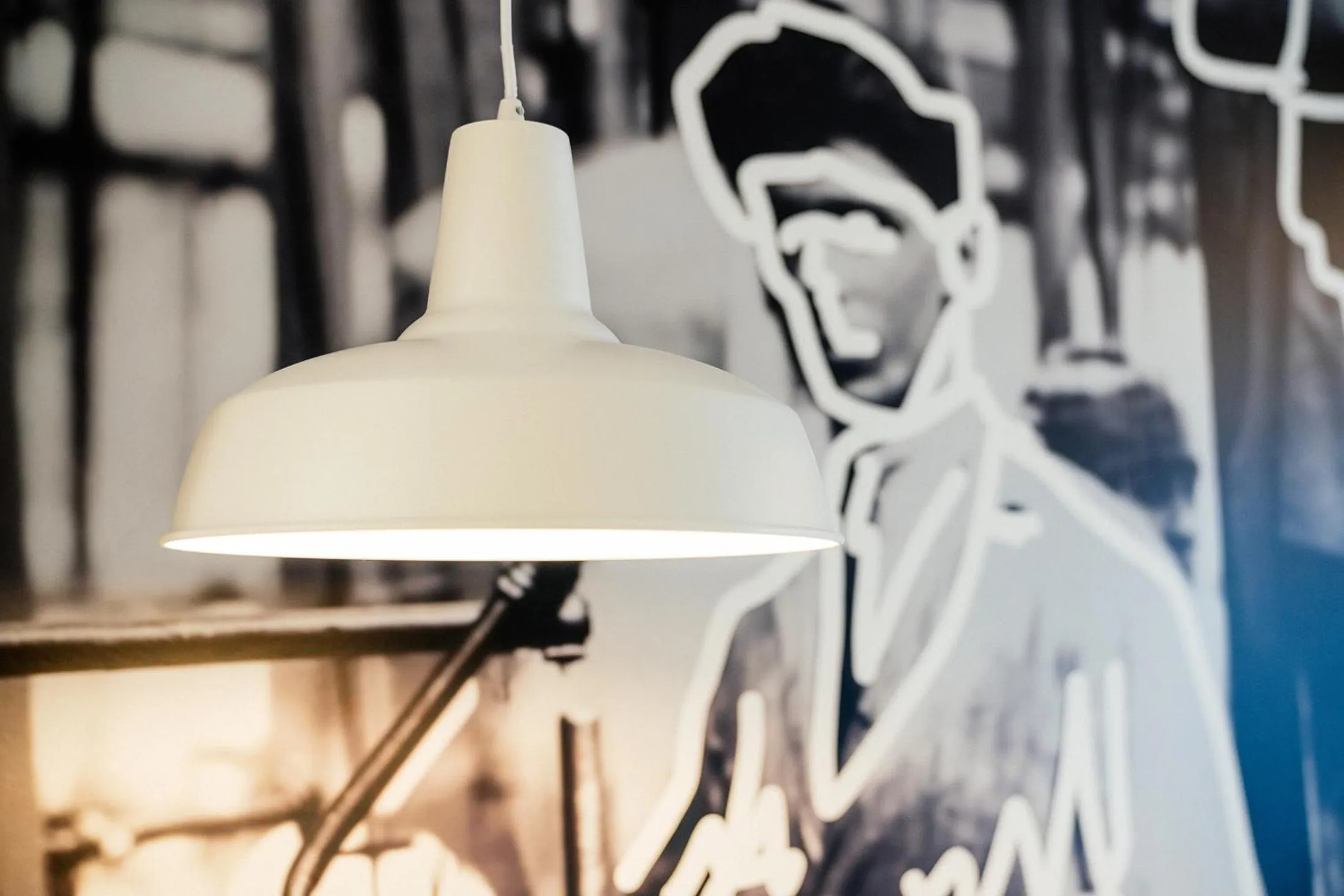 Decorative detail in ibis Styles Limoges Centre