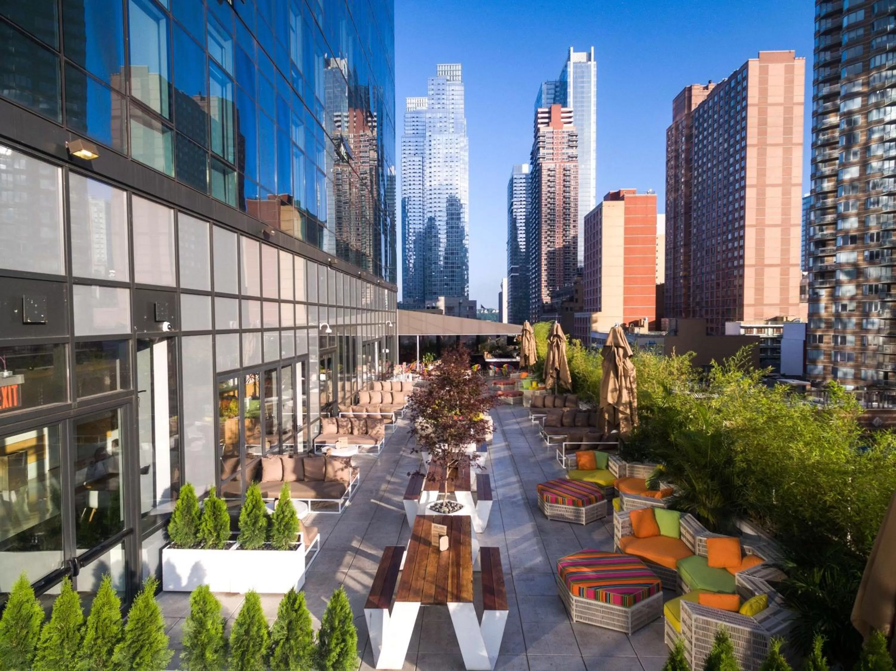 Patio in YOTEL New York Times Square