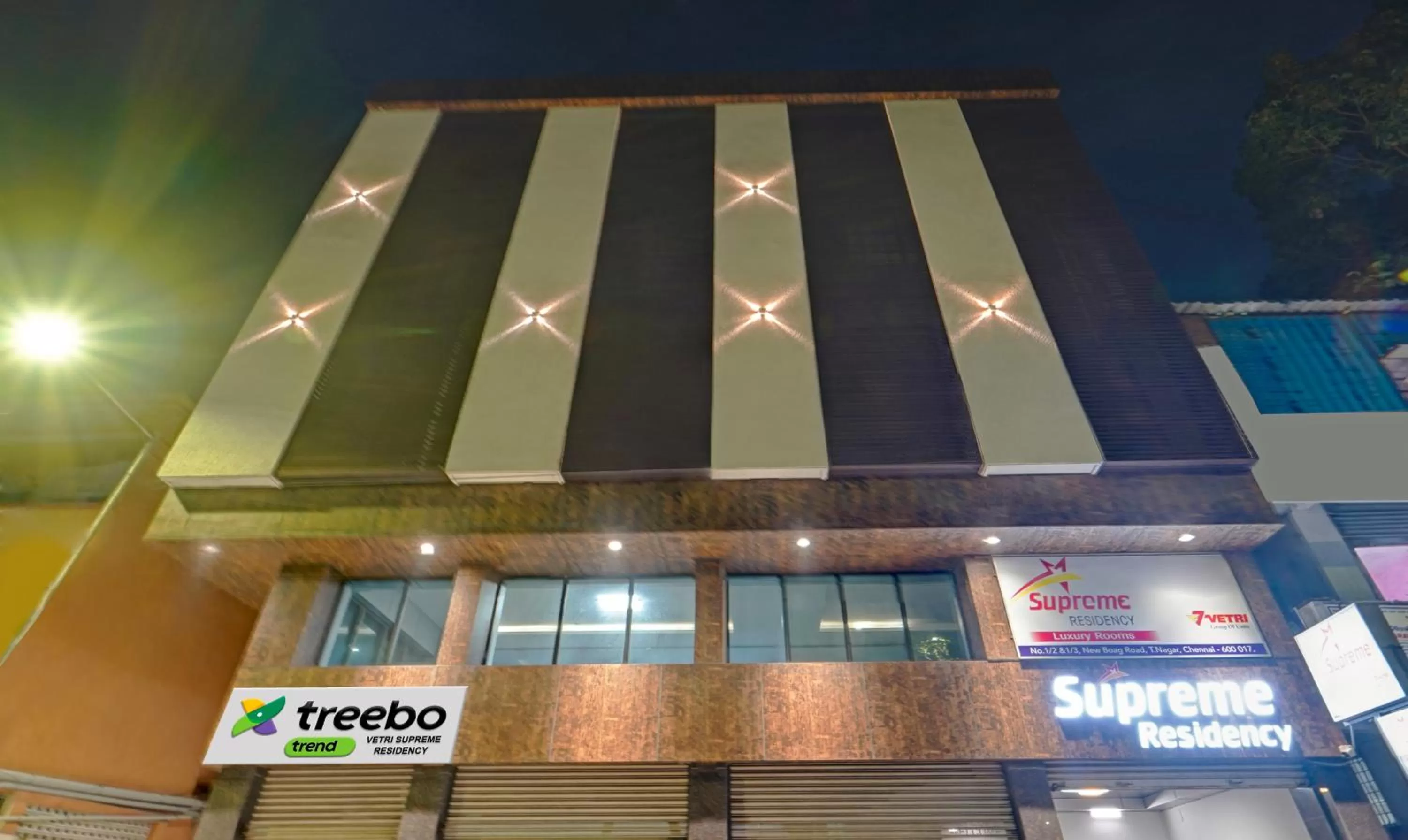 Property building in Treebo Vetri Supreme Residency