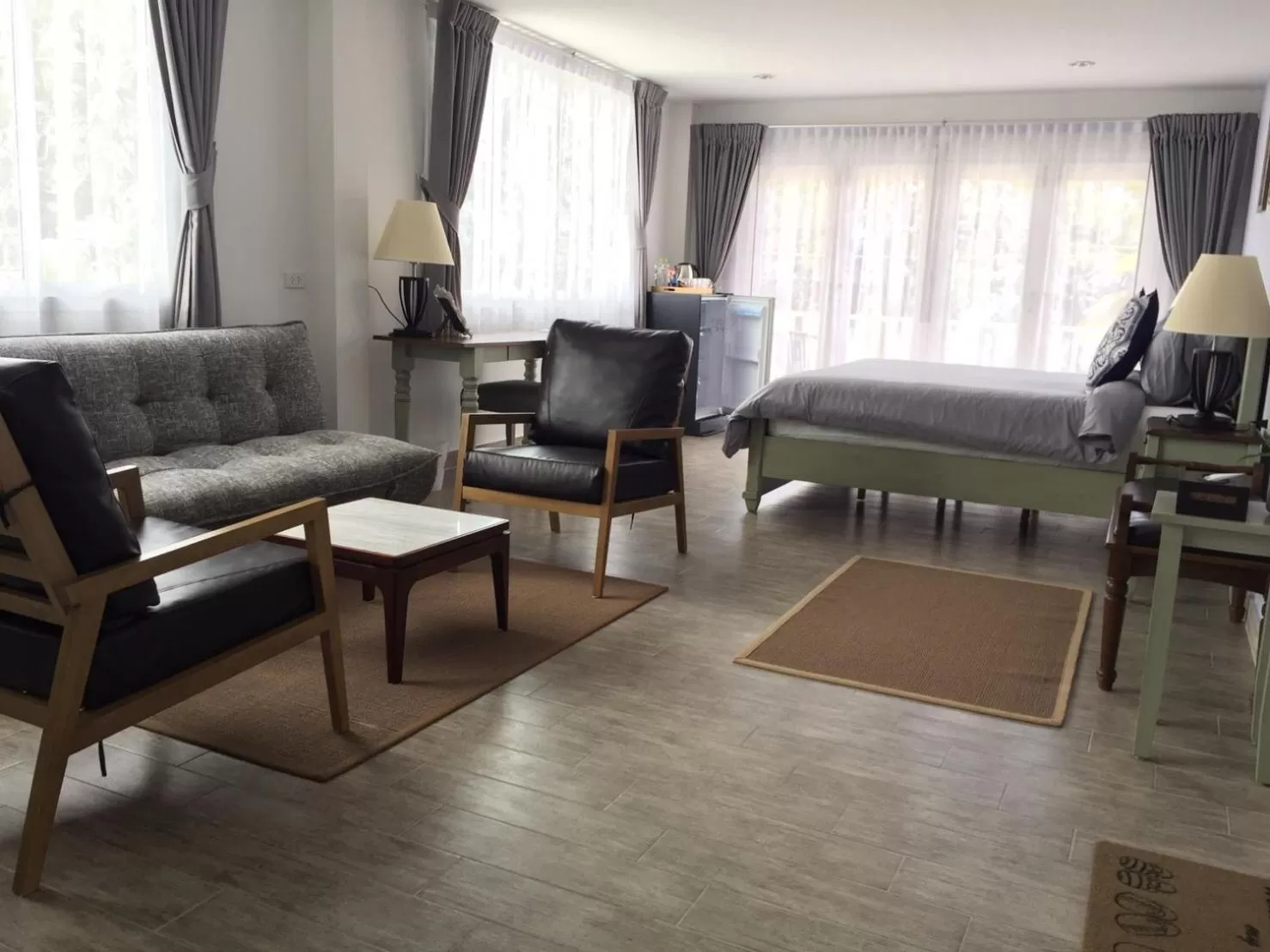 Bed in BC Summer Beach