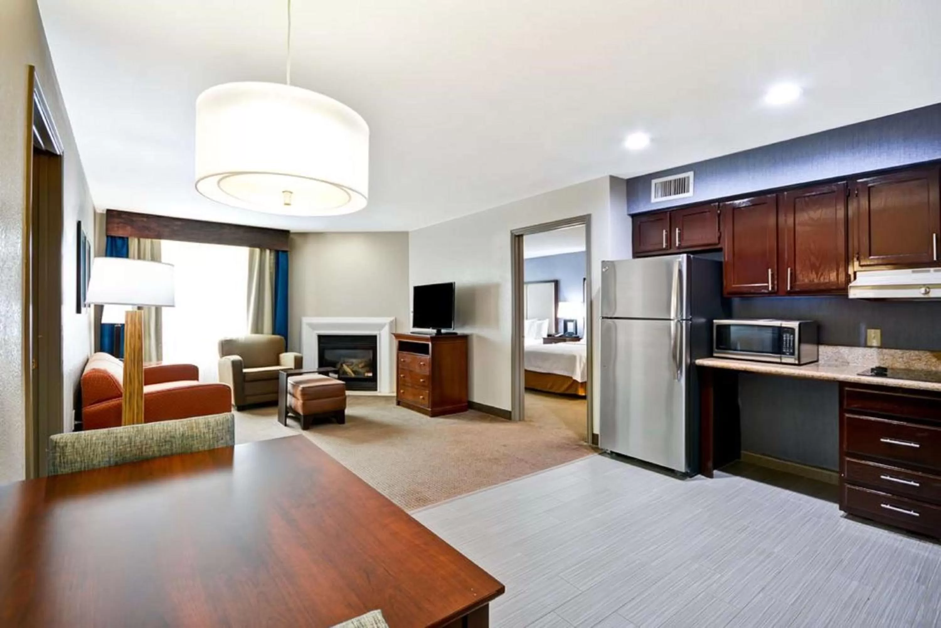 Bedroom in Homewood Suites by Hilton Dallas-Lewisville