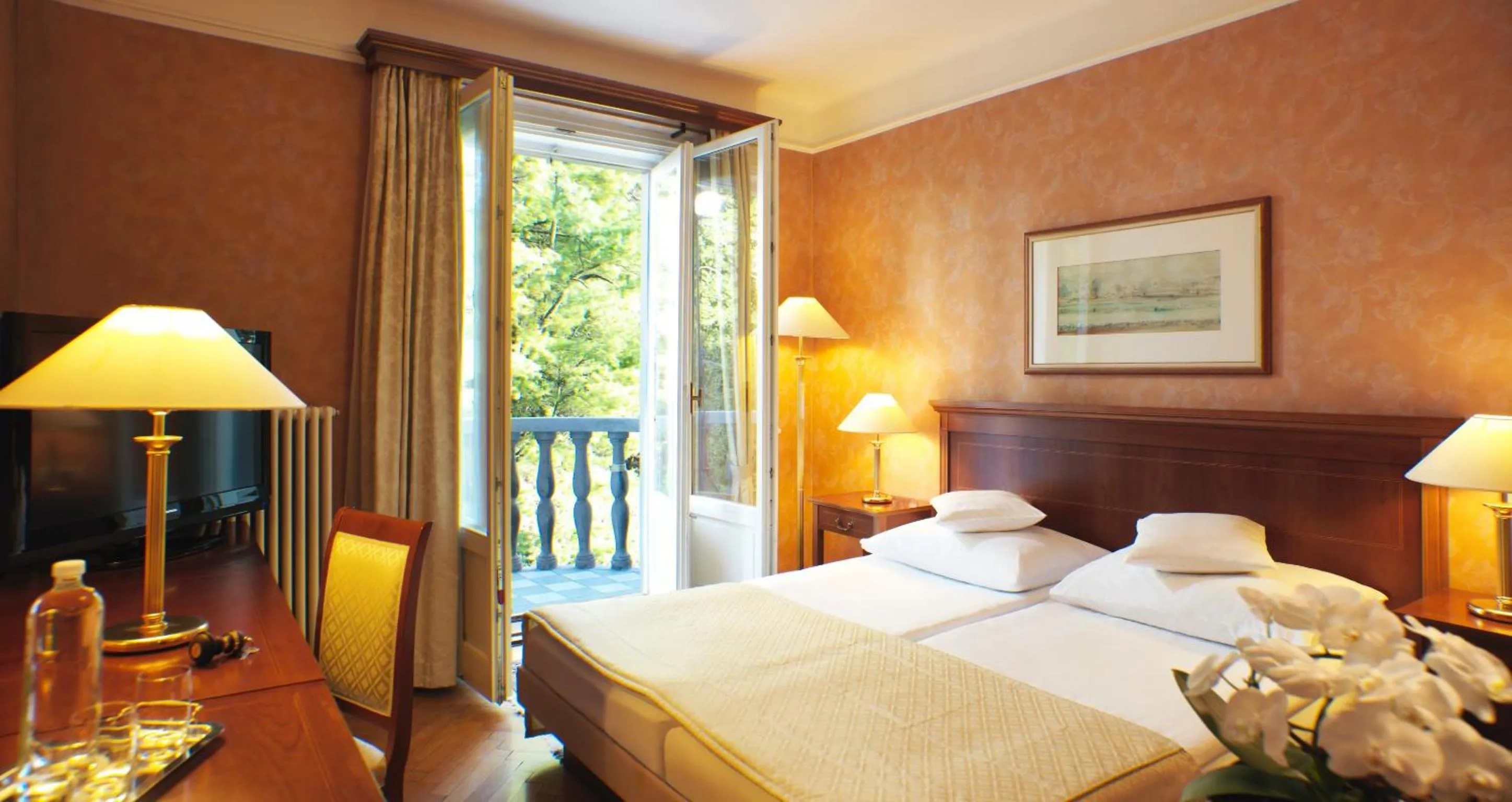 Double Room with Balcony in Grand Hotel Toplice - Small Luxury Hotels of the World