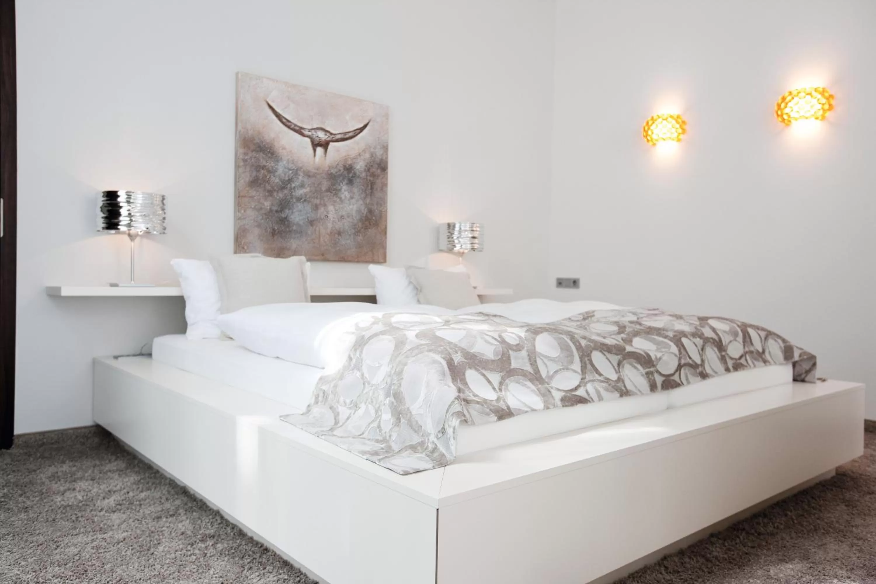 Bed in Hotel Gräfrather Hof