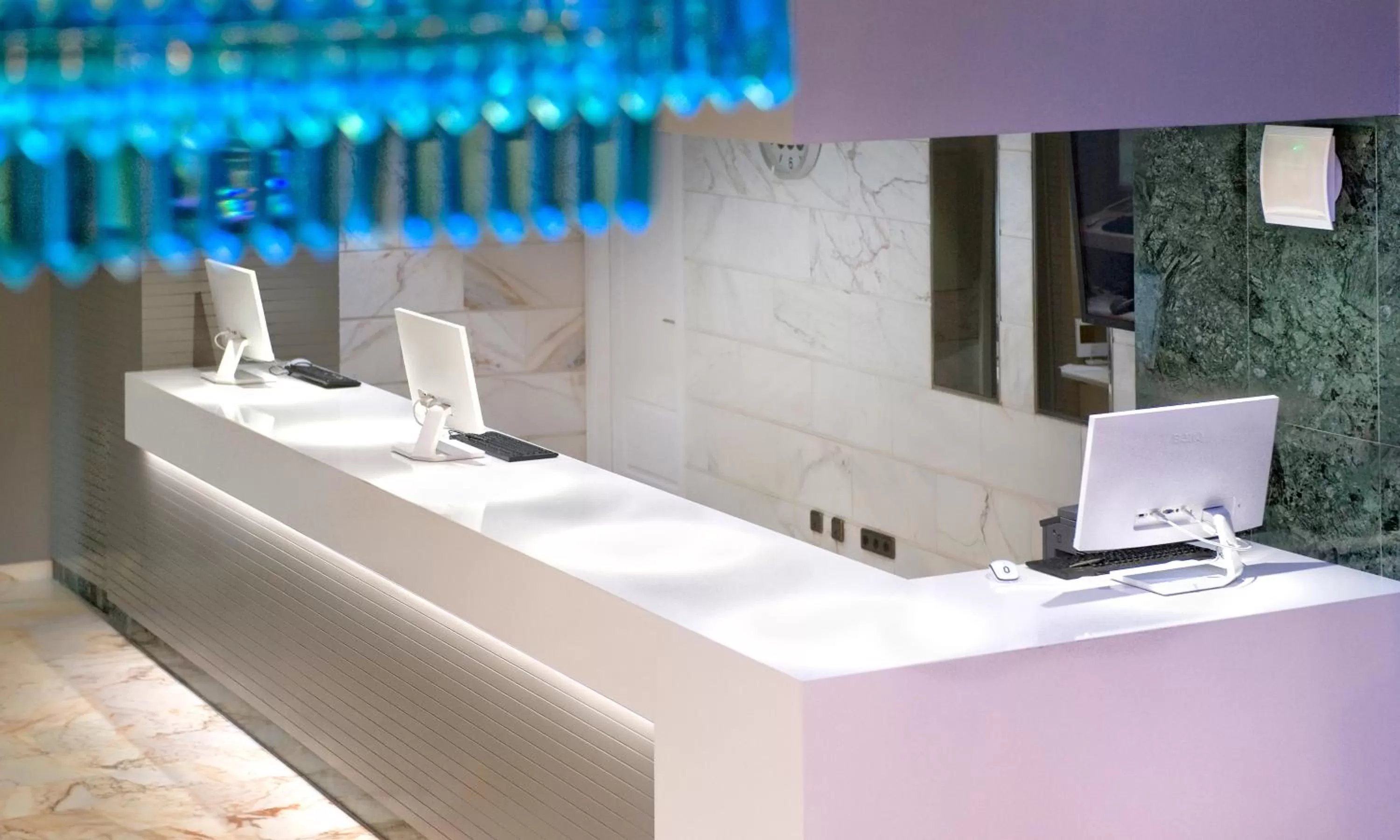 Lobby or reception in Sallés Hotel Pere IV