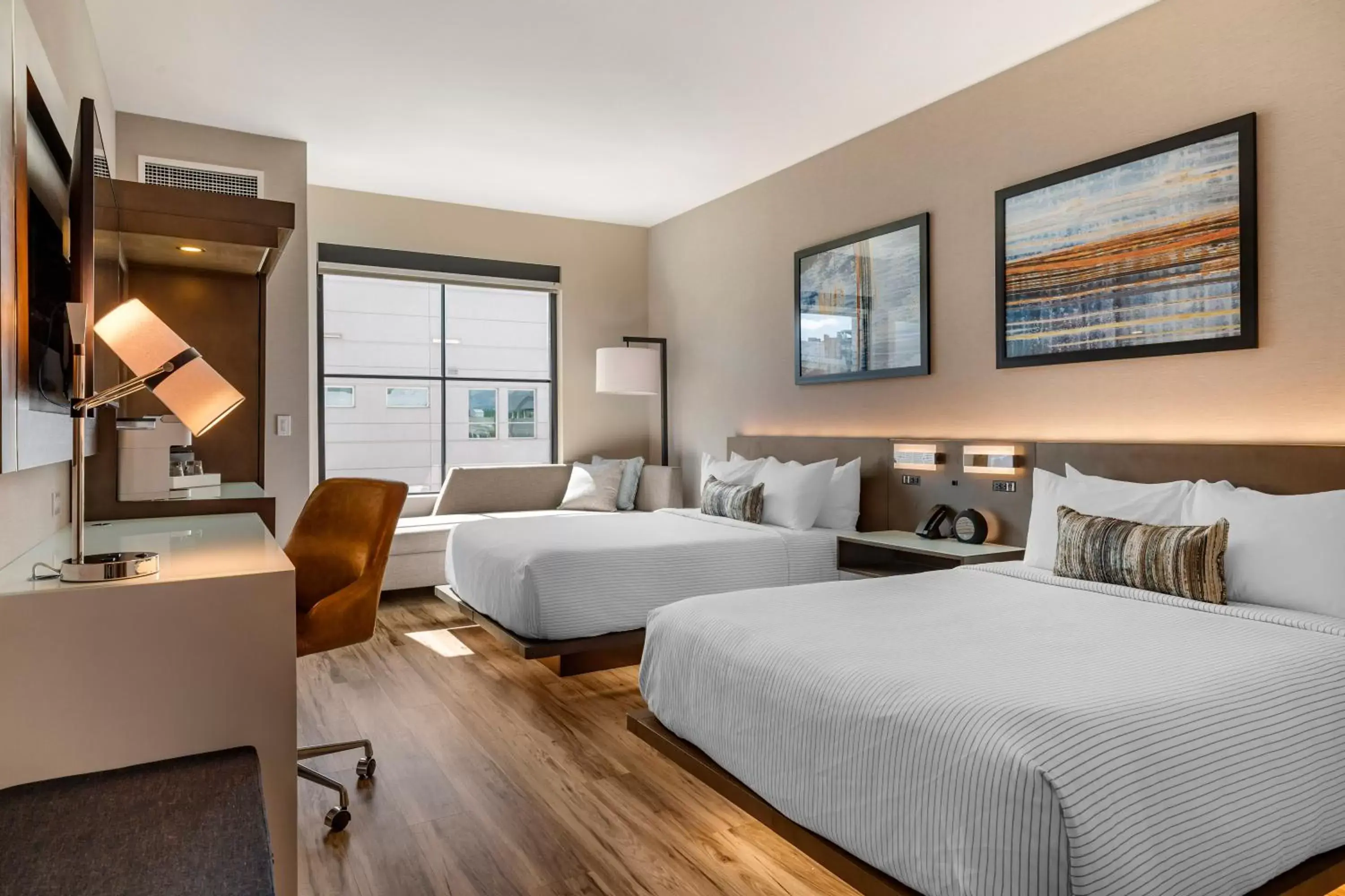 Queen Room with Two Queen Beds with Roll-In Shower - Accessible/Non Smoking in Cambria Hotel New Haven University Area Queen Room with Two Queen Beds with Roll-In Shower - Accessible/Non Smoking in Cambria Hotel New Haven University Area