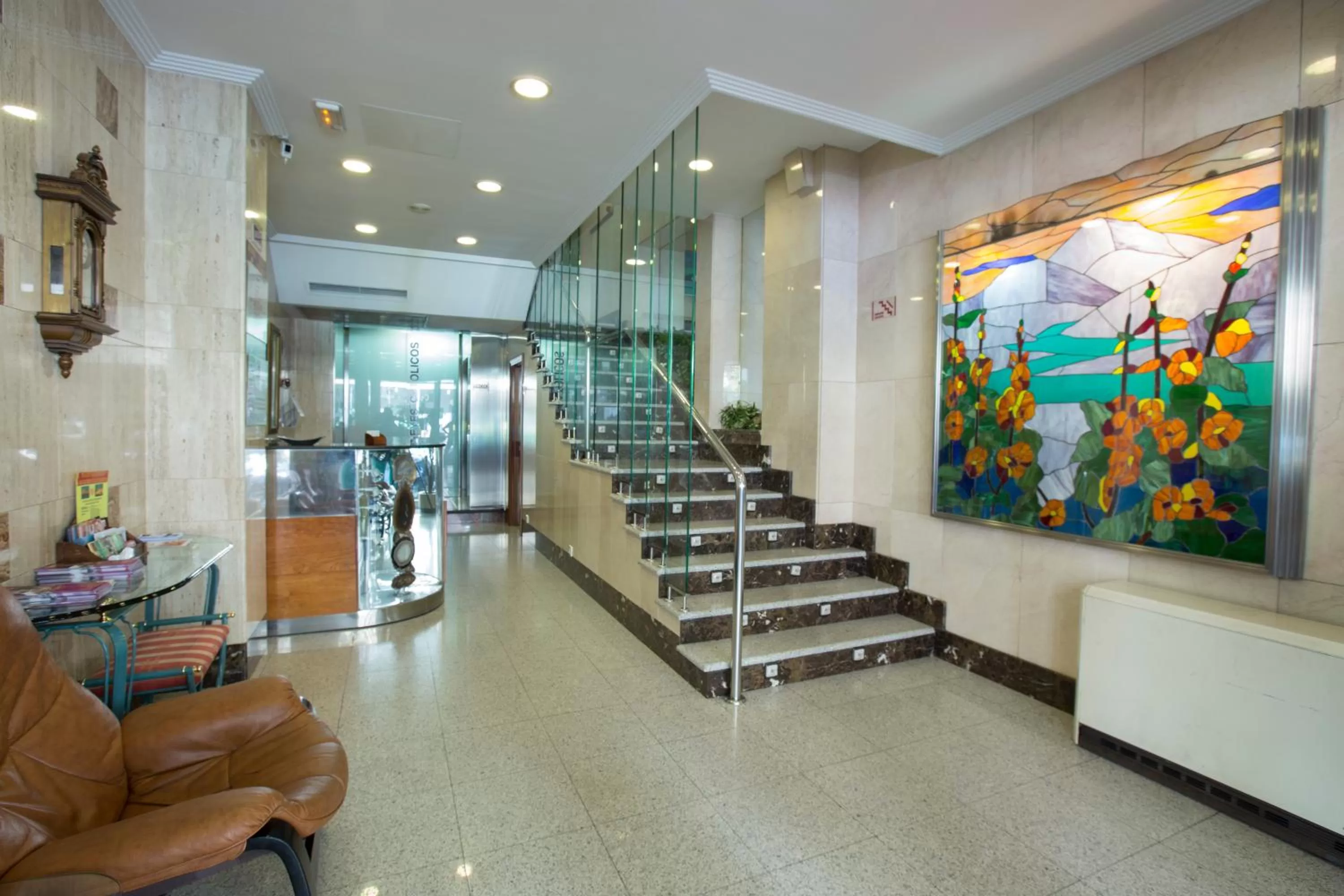 Lobby or reception in Hotel Reyes Catolicos